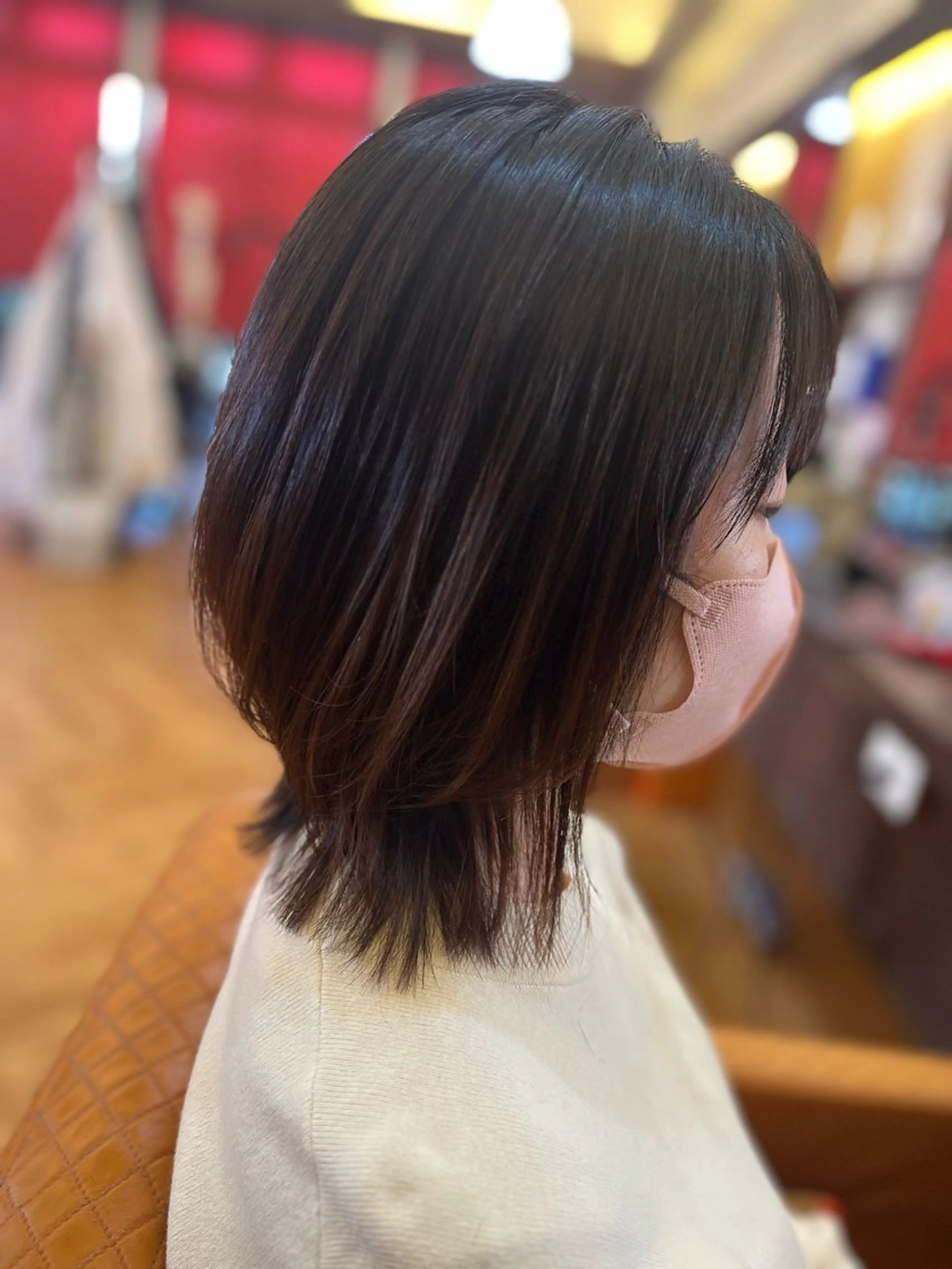 ミディアム U HARUNAのヘアスタイル