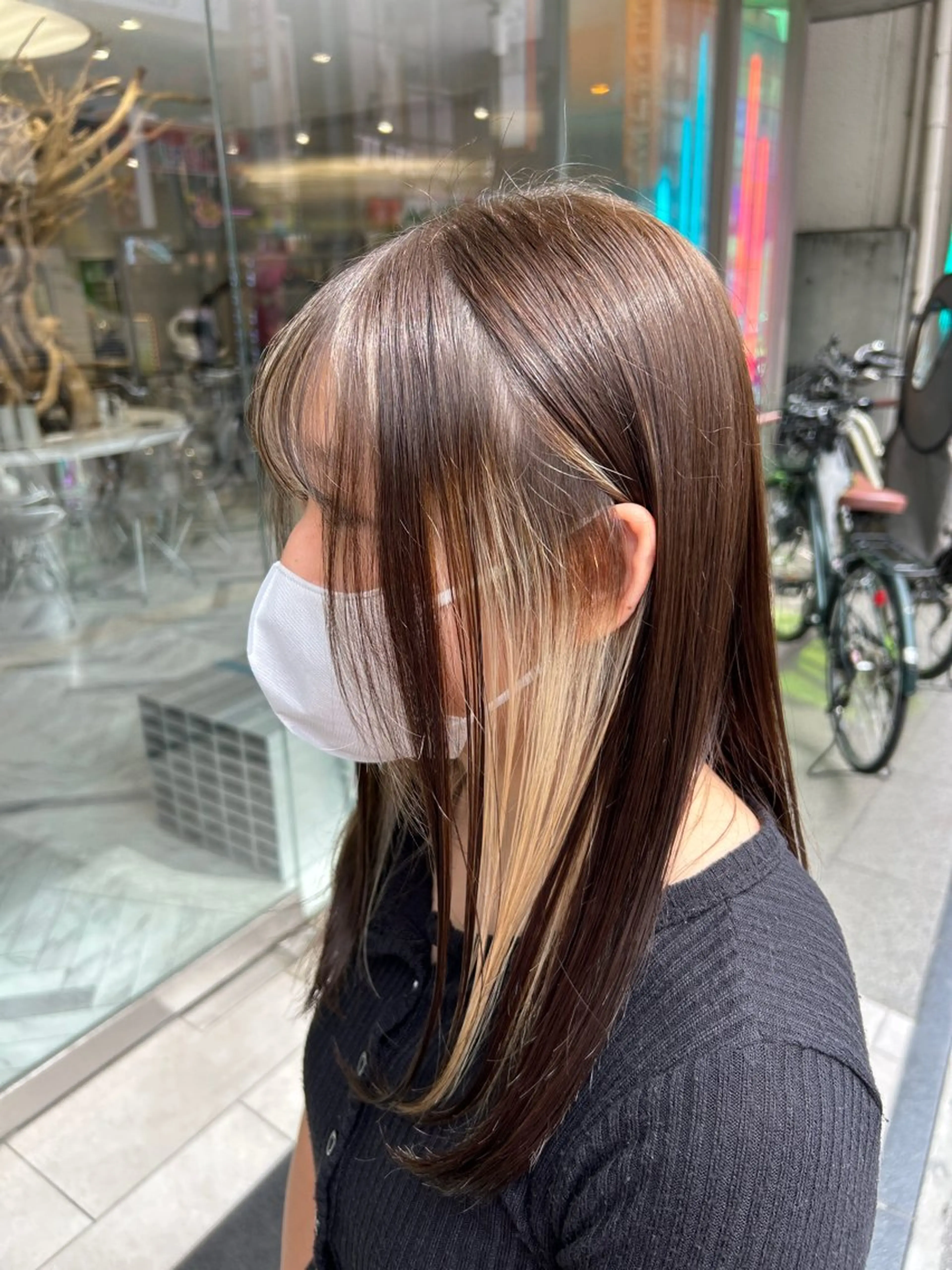 カラー ヘアカラー 冬っぽカラー/ マツエク/ゆきなのマツエク・マツパデザイン