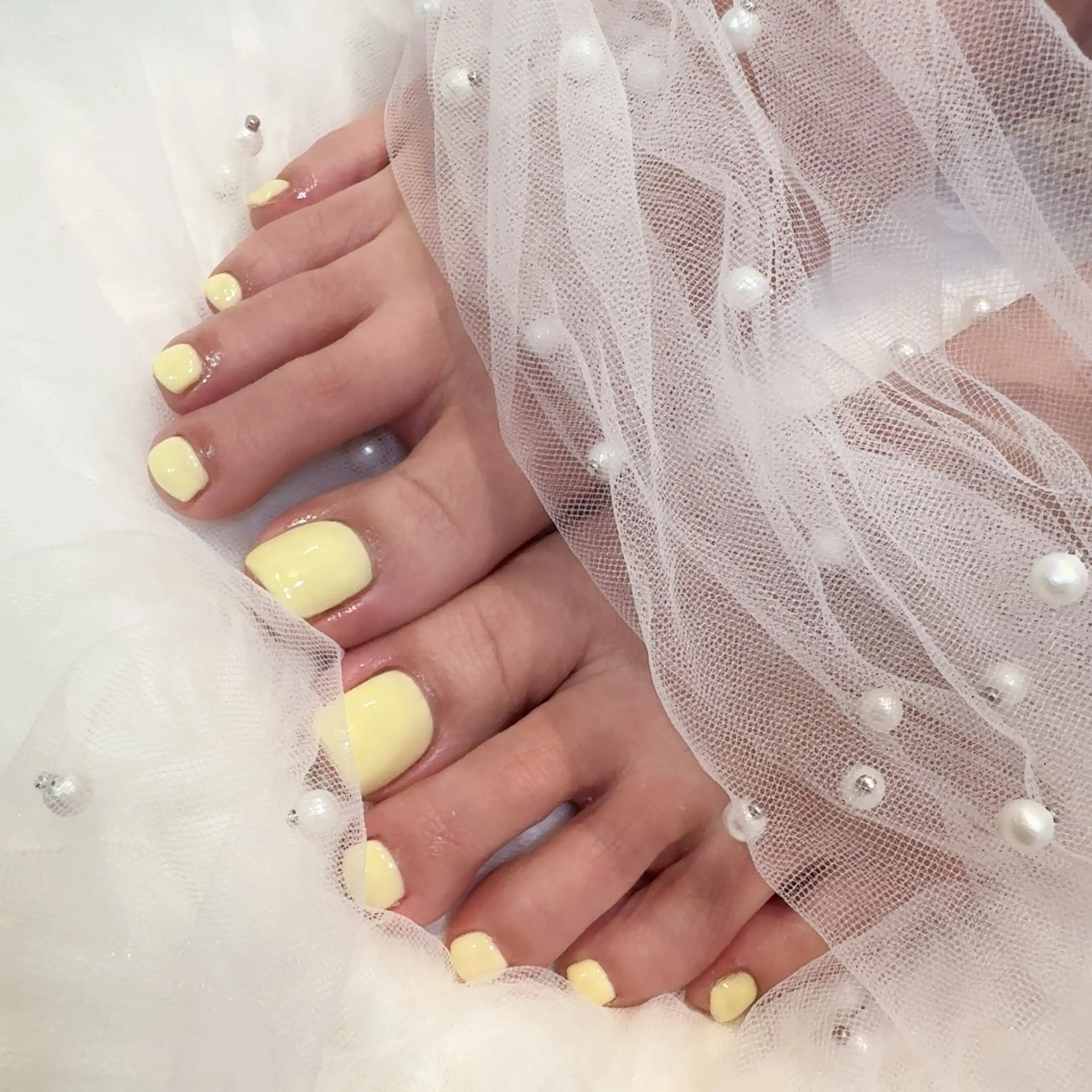 ネイル フットネイル ワンカラーネイル sudo ⭐︎のネイルデザイン