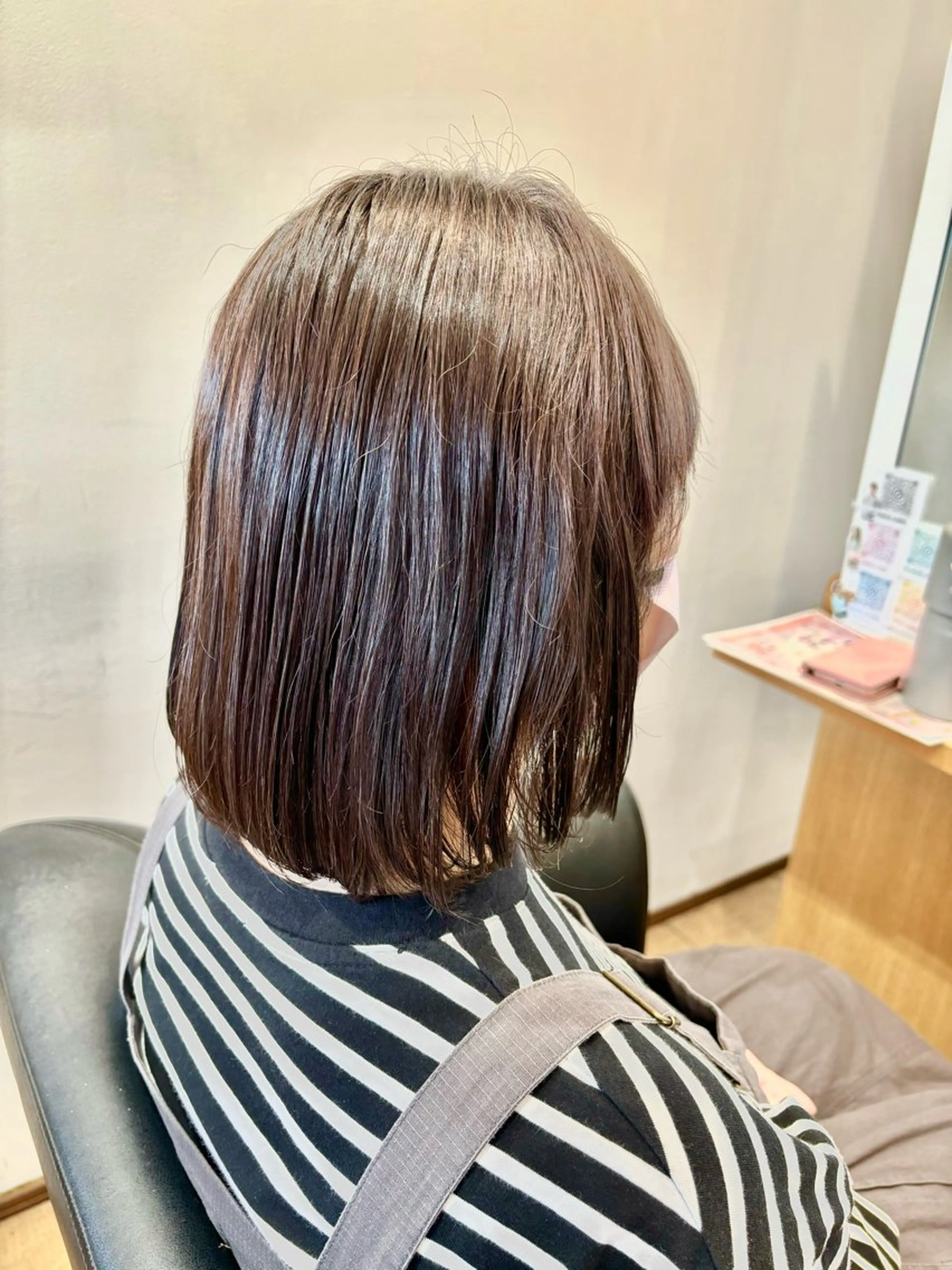 ショート ボブ ショートヘア 縮毛矯正 カット トリートメント 秋山知穂🌸縮毛矯正 ショートお任せ🌸のヘアスタイル