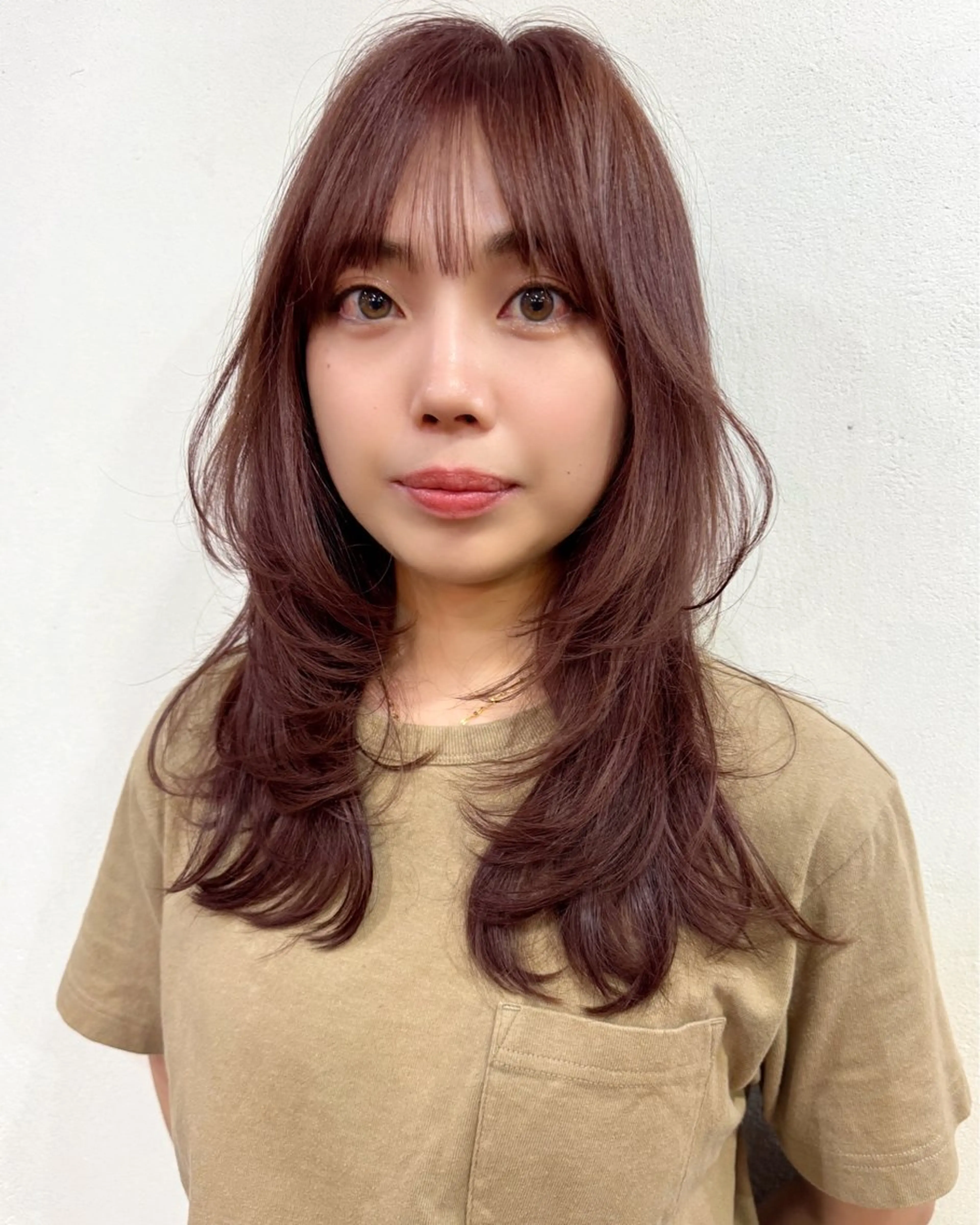 ロング カラー レイヤーカット ロング SALOWIN吉祥寺suite店所属・似合わせレイヤー 🇰🇷荒木洋文のヘアスタイル