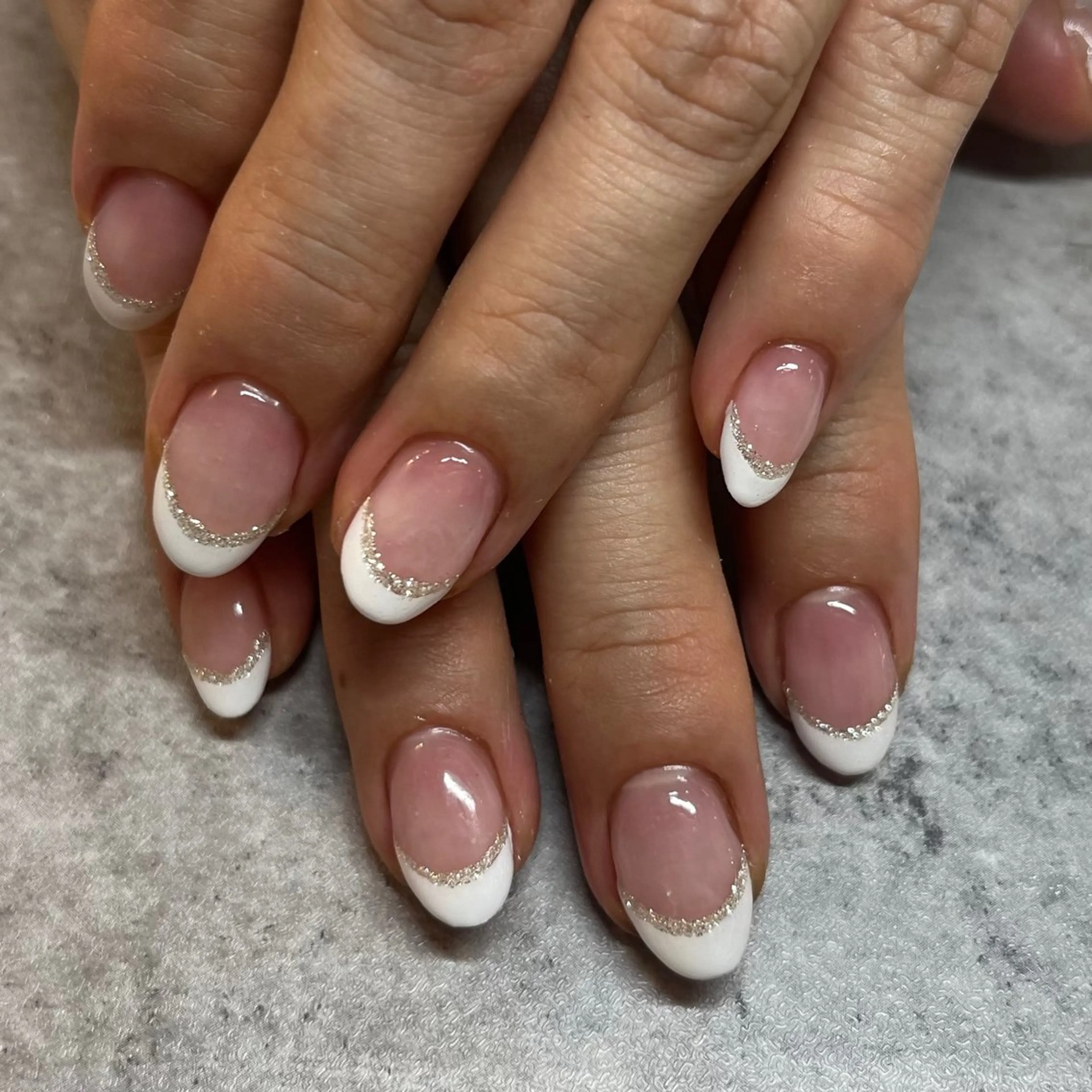 ネイル フレンチネイル Beauty salon smily 八尾店所属・nail salon smily momoのネイルデザイン