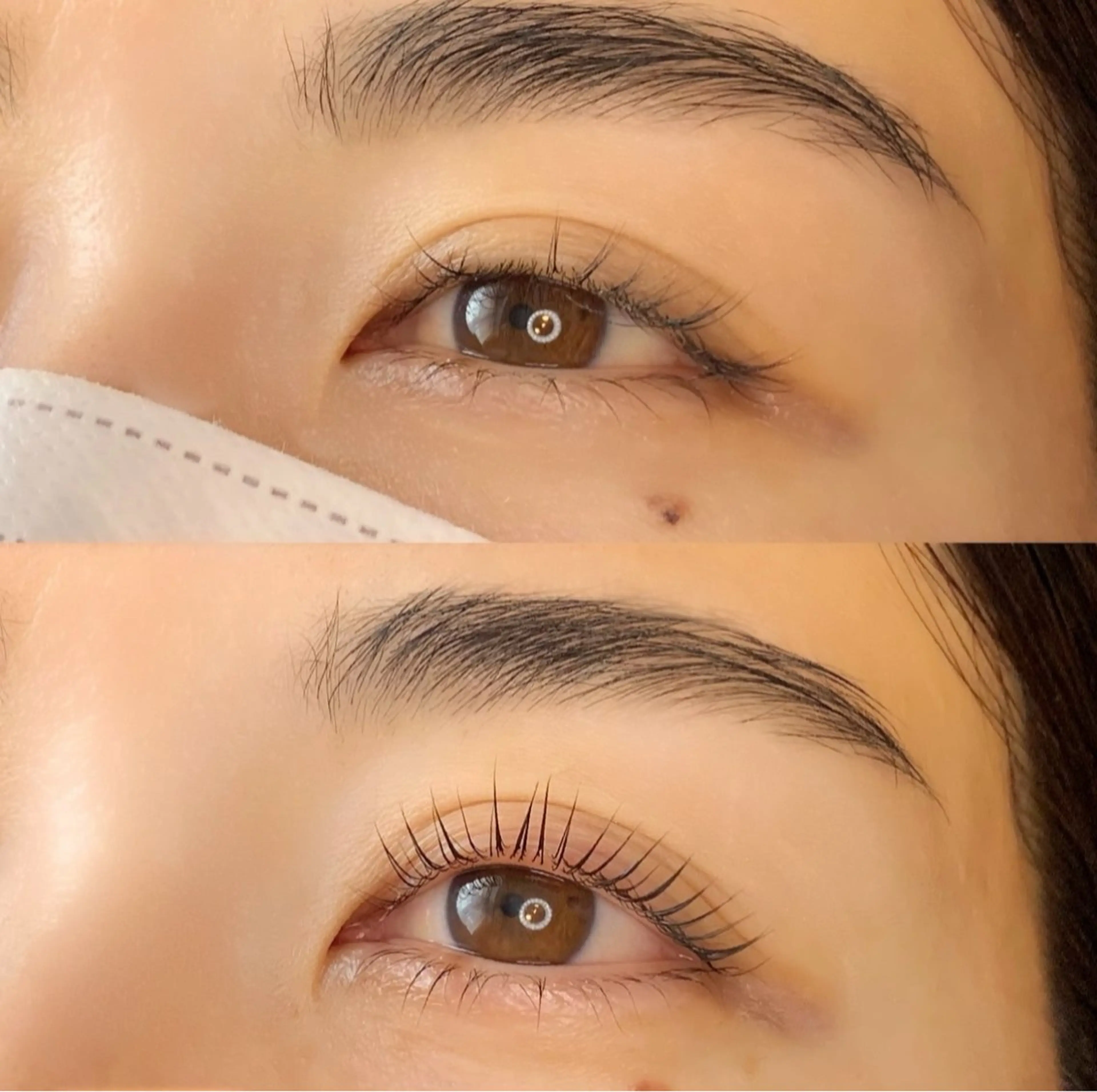 マツエク・マツパ パリジェンヌラッシュリフト まつげパーマ 下まつげエクステ 一重×まつ毛パーマ eyelash salon alb.所属・まつげパーマalb. tomokaのマツエク・マツパデザイン