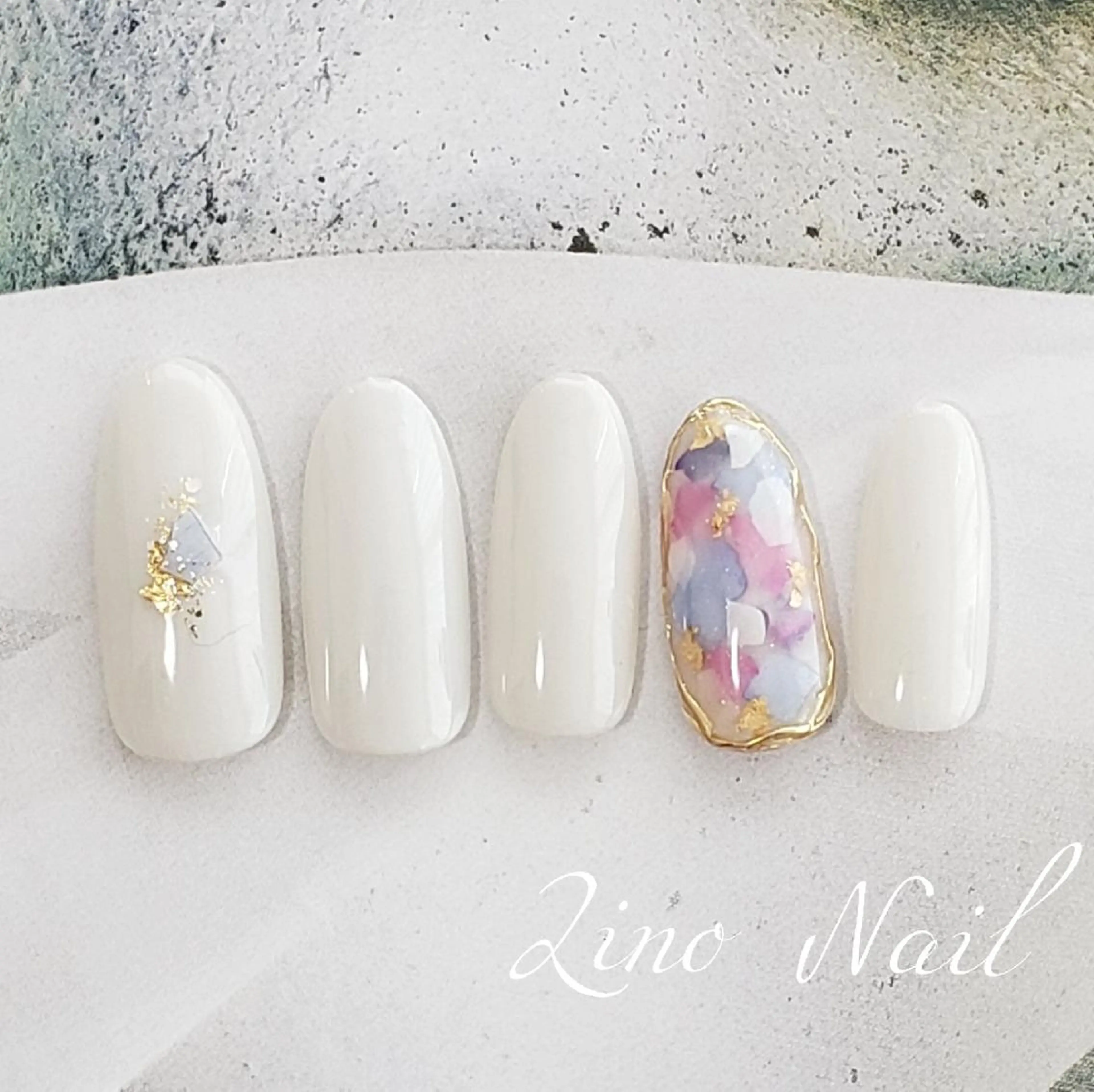 ネイル カジュアル ジェルネイル ミラーネイル ニュアンスネイル オフィスネイル ハンドネイル Lino Nailのネイルデザイン