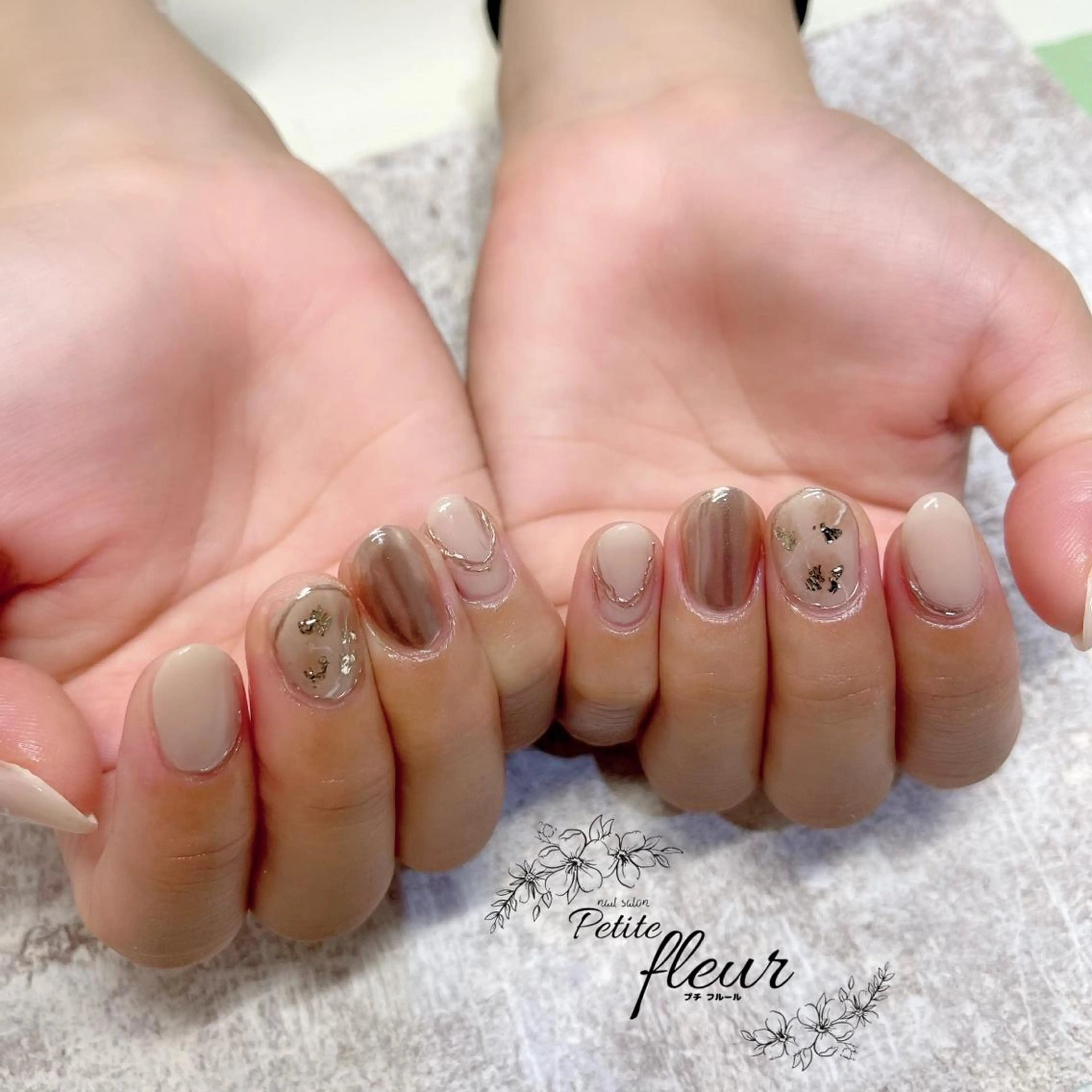 ネイル ニュアンスネイル ❁⃘*。Petite fleur❁⃘*りさのネイルデザイン