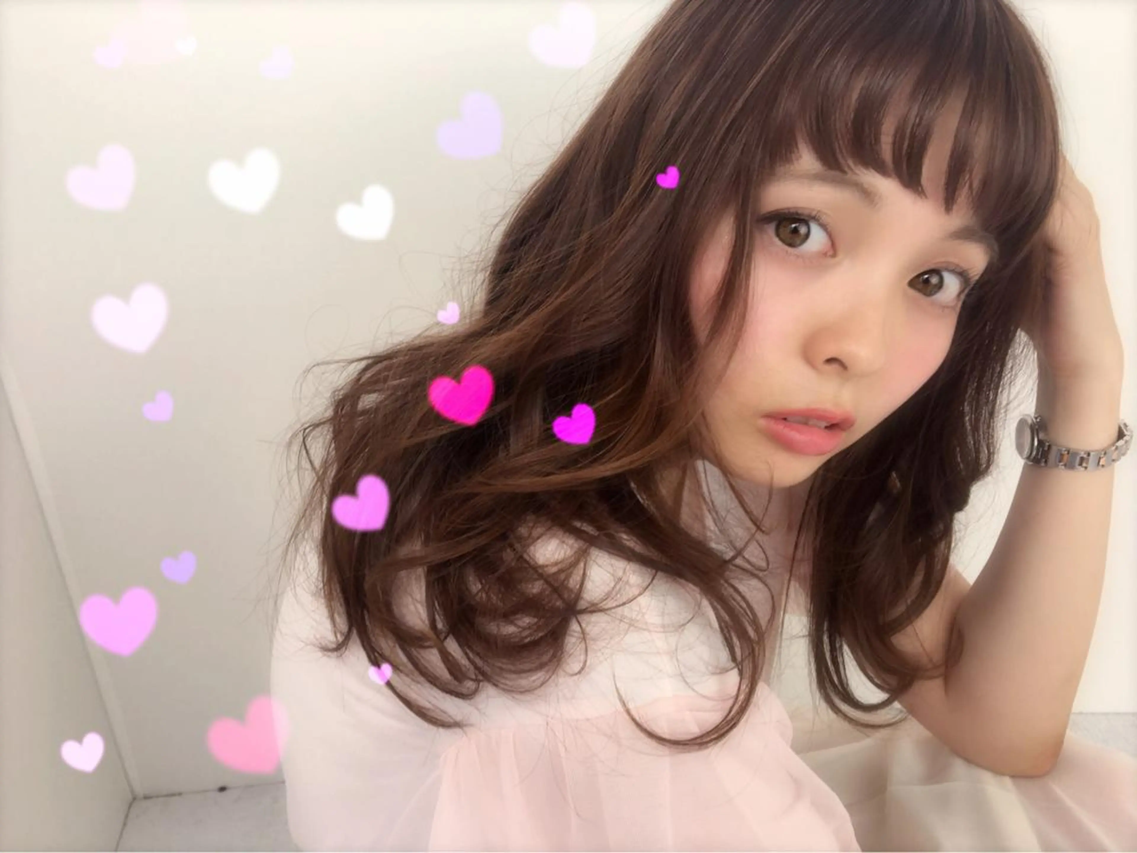 ロング 韓国ヘア得意❤︎森澤 悠佳のヘアスタイル