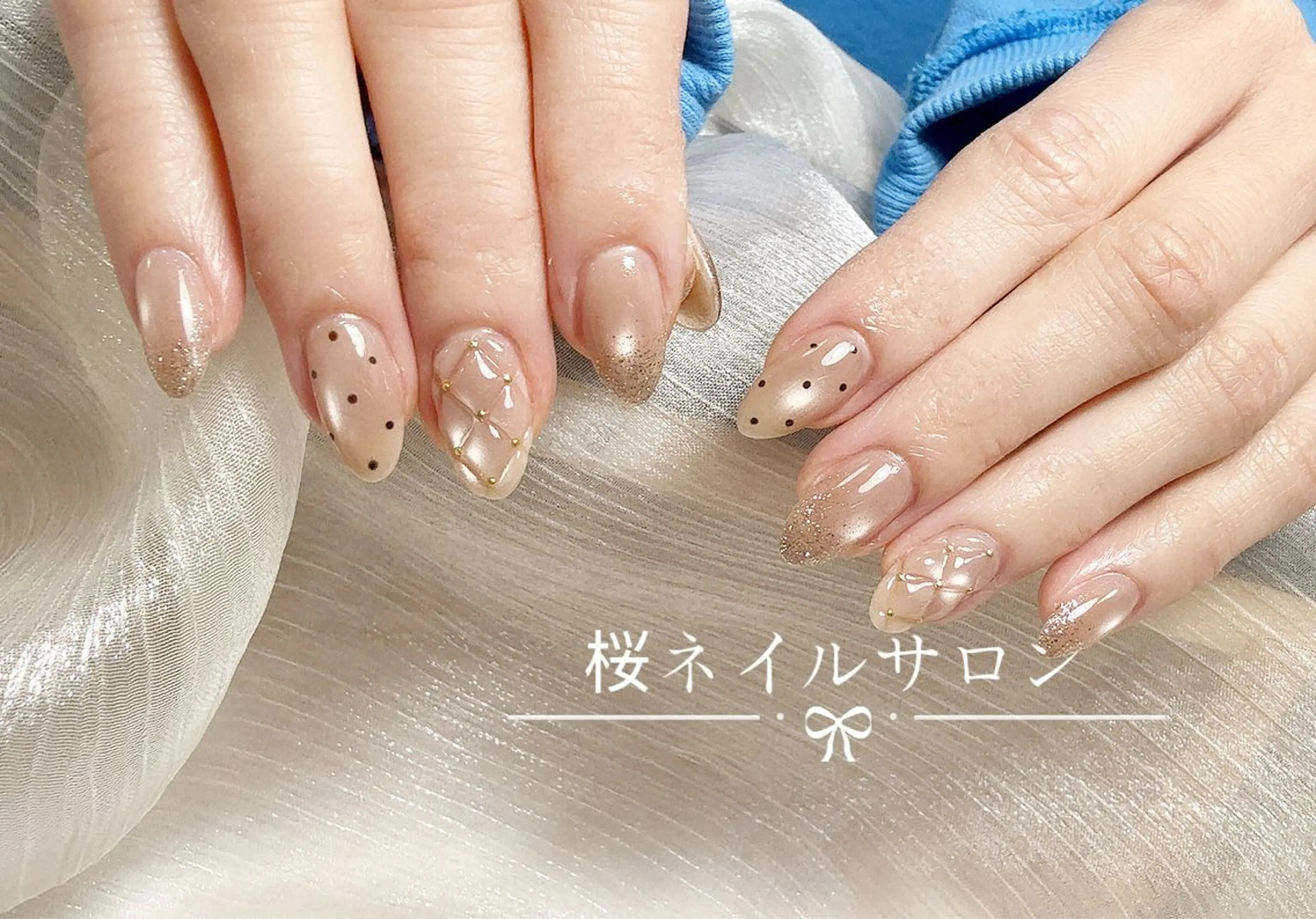 ネイル アートネイル フットネイル フレンチネイル ジェルネイル ニュアンスネイル ハンドネイル 桜 ネイルのネイルデザイン