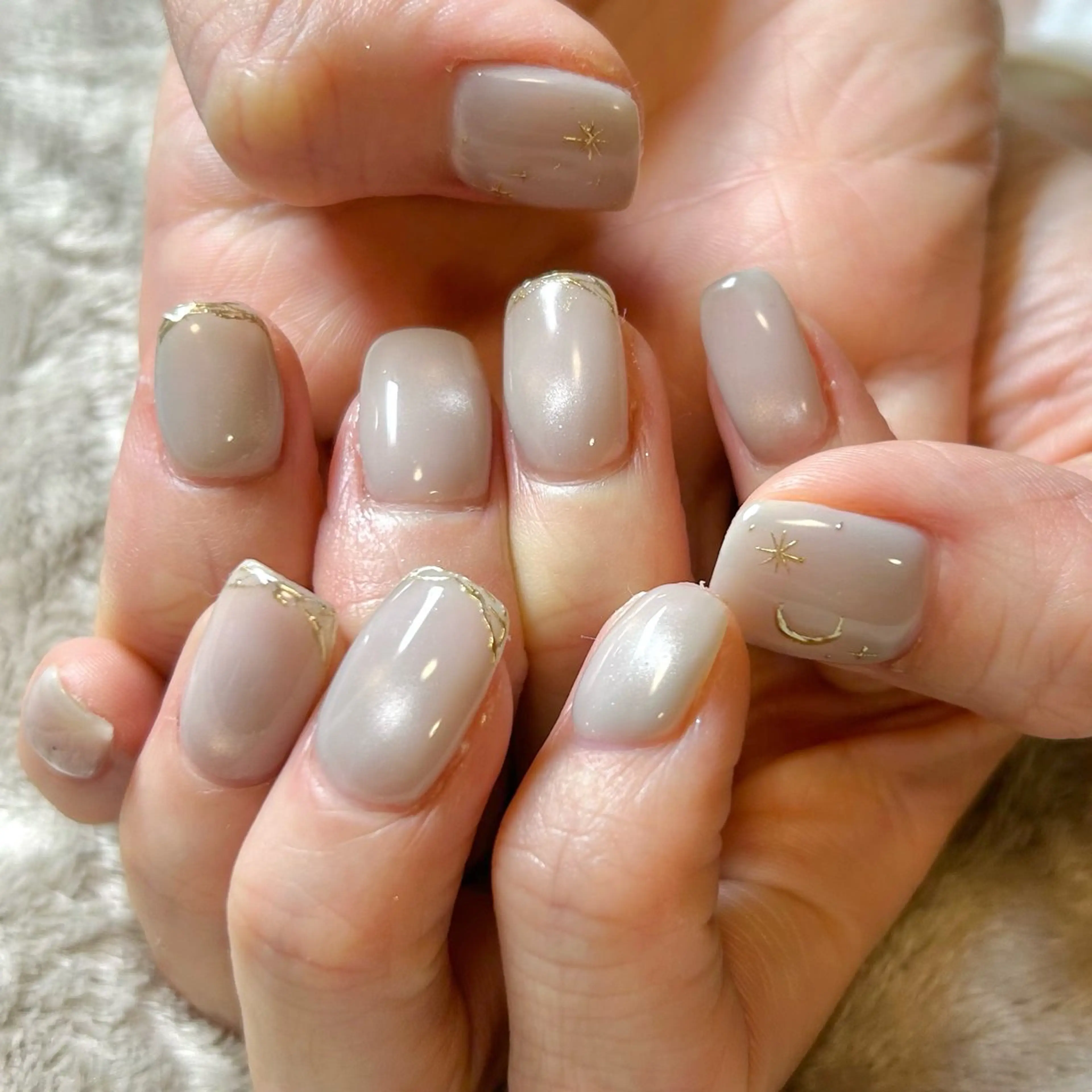 ネイル アートネイル フレンチネイル ミラーネイル ワンカラーネイル GO TODAY シェアサロン 表参道Colore店所属・nailmum jijiのネイルデザイン