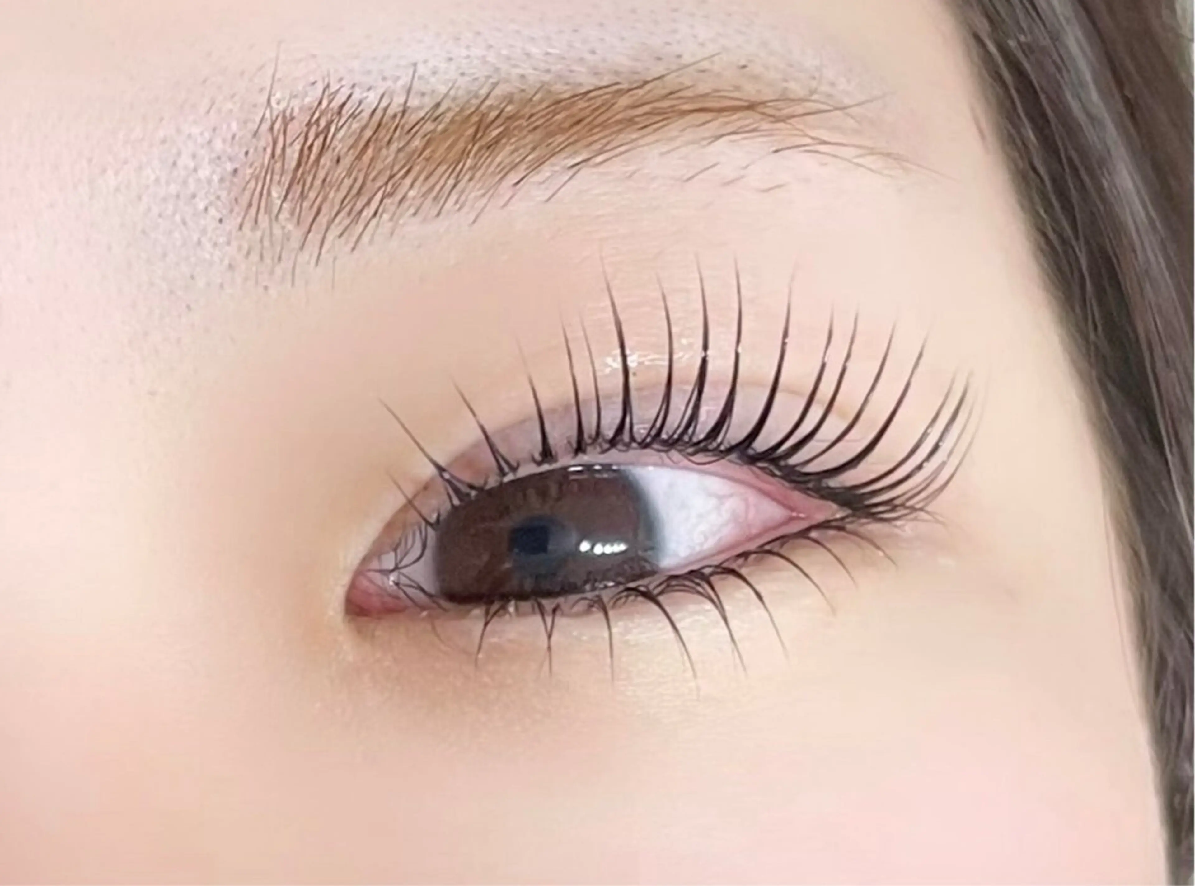 【17時まで限定】フラット100本LED付きor似合わせパーマ上下(パリジェンヌもOK)🉐➕眉毛ワックス¥9500の写真