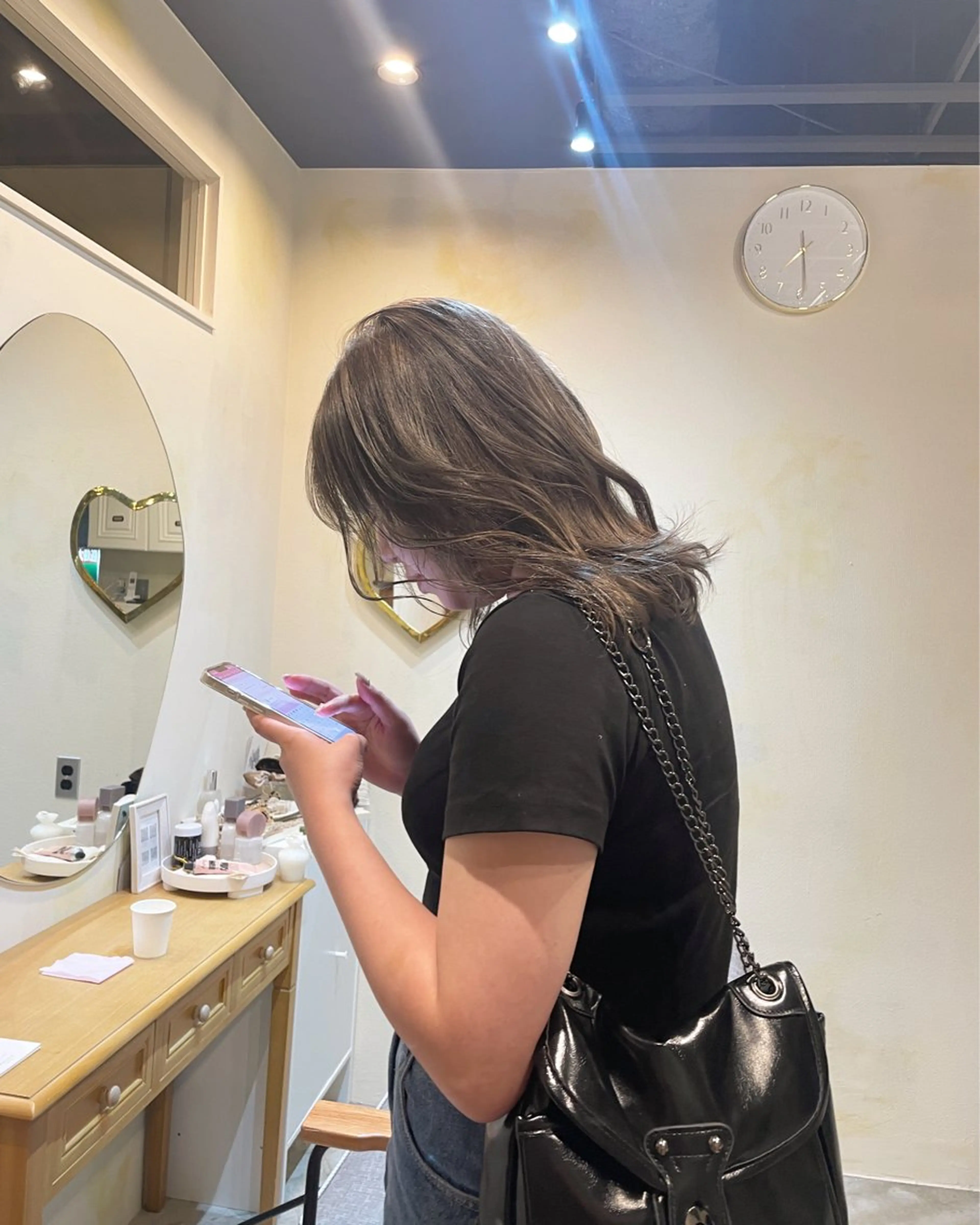 ミディアム カラー R-5 shonandai所属・🍋透け感カラー🍃 オリーブ🍐Kahoのヘアスタイル