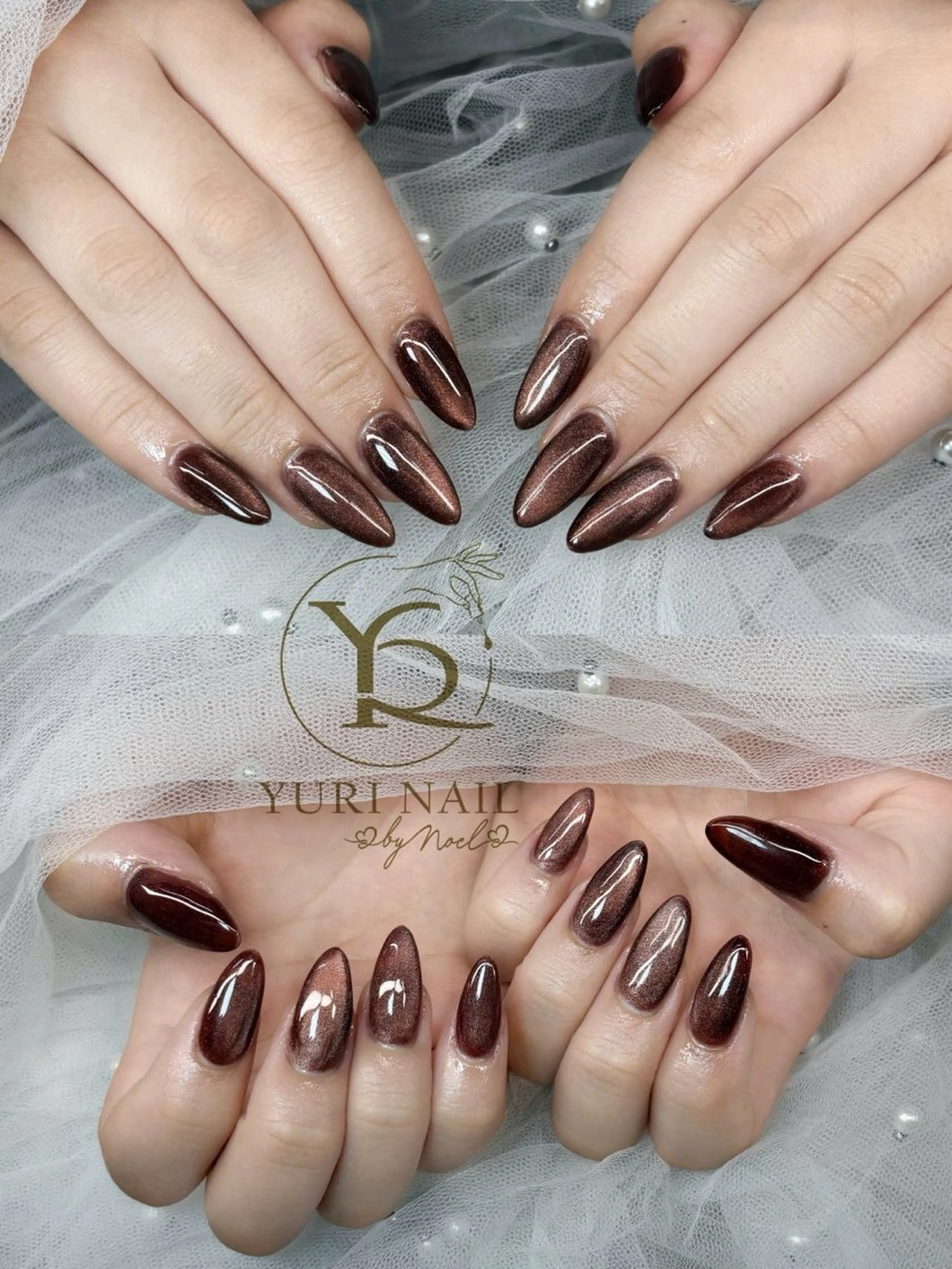 ネイル チークネイル フットネイル グラデーション 韓国ネイル 持ち込み ハンドネイル フットネイル ハンドケア YURI Nail Narita所属・YURI Nail NARITAのネイルデザイン