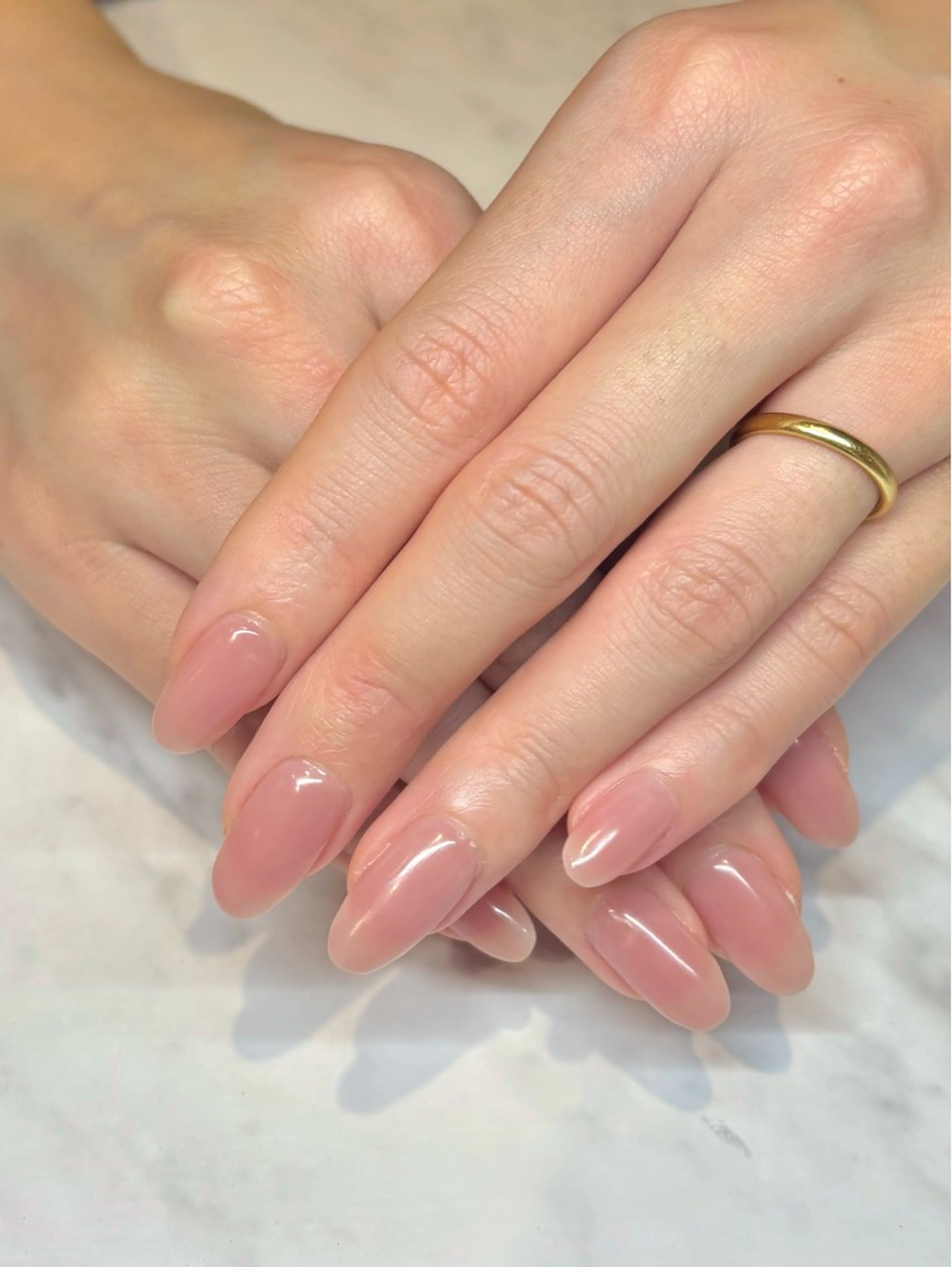 ネイル ハンドネイル ちゅるんネイル🎀 Yuriのネイルデザイン