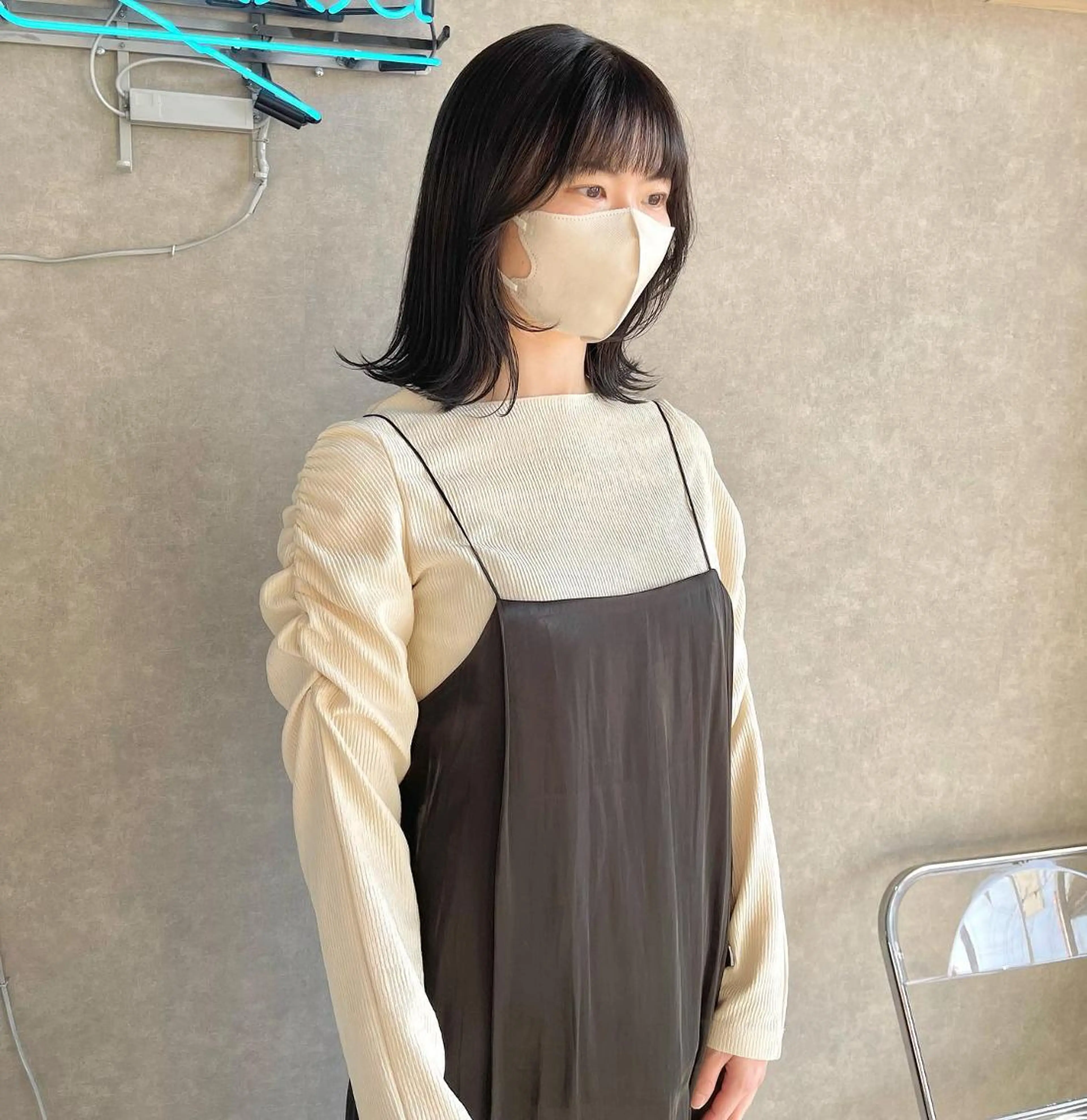 ミディアム mood tatemachiのヘアスタイル