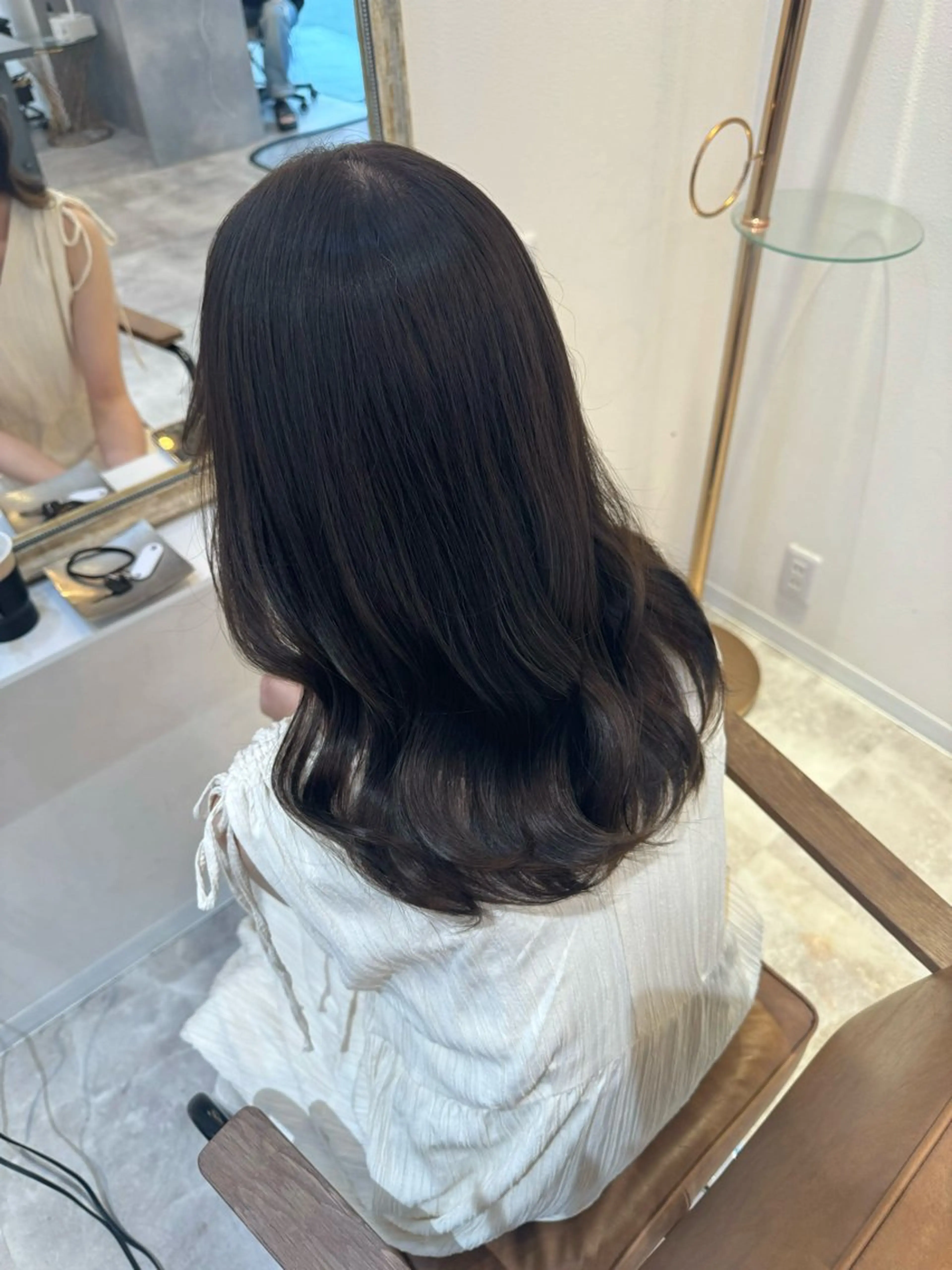 ロング カラー 赤み無し柔らかカラー 【梅田】madokaのヘアスタイル