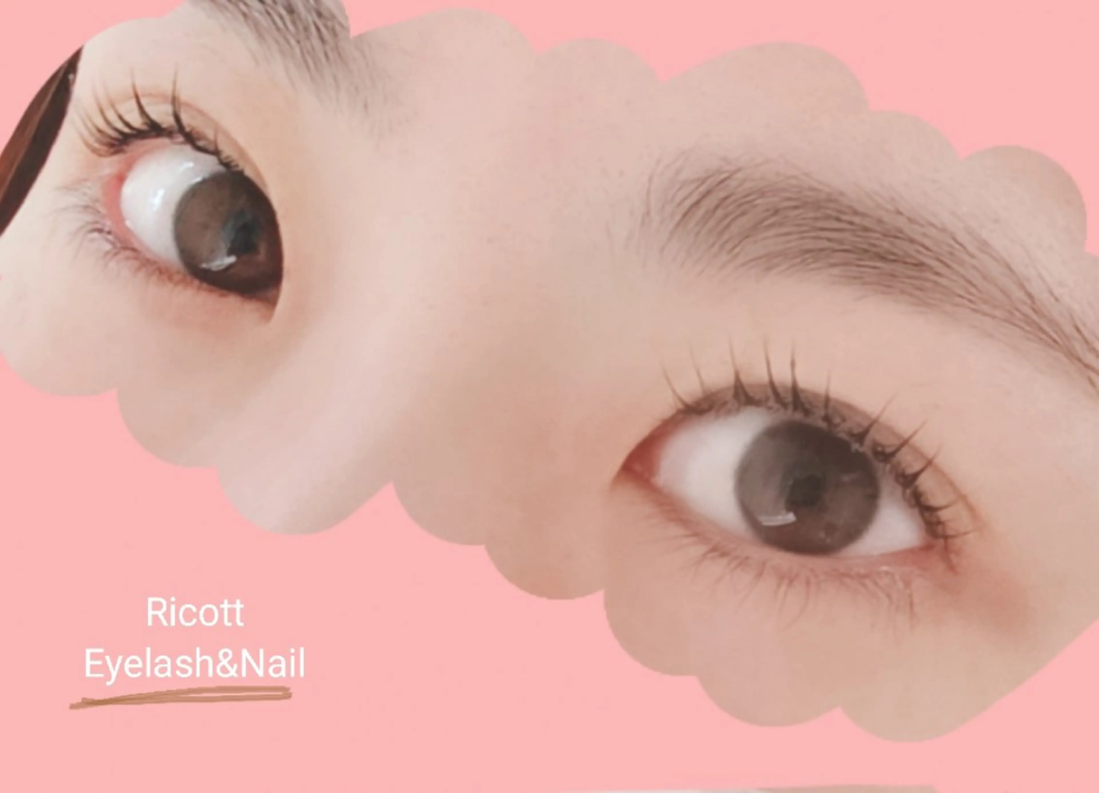 マツエク・マツパ マツパ Ricott EYELASH&NAIL所属・Inoue  Yukariのマツエク・マツパデザイン