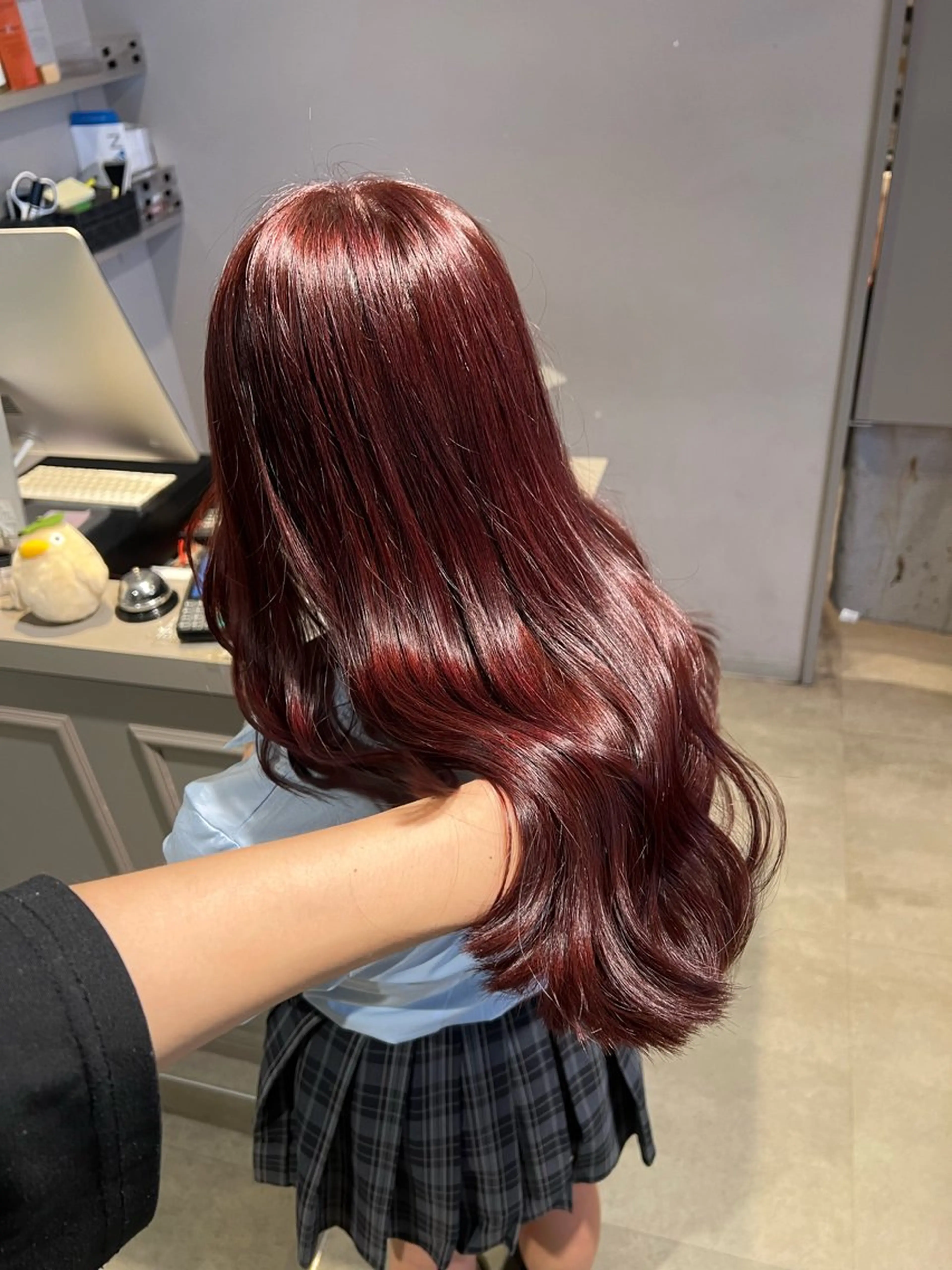 ロング カラー カット ヘアカラー 韓国レイヤーカット /REIのヘアスタイル