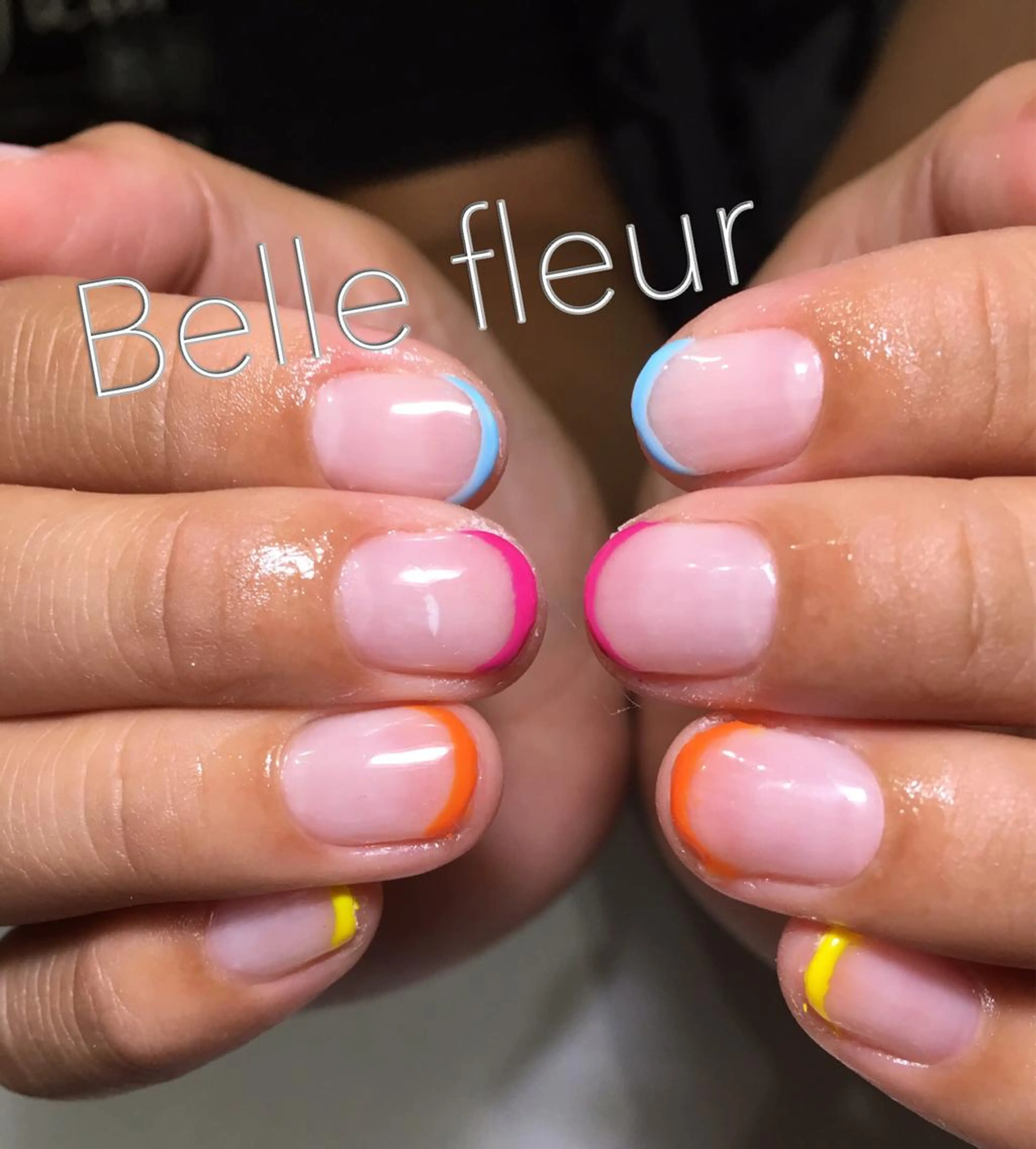 ショート ネイル Belle fleurのネイルデザイン