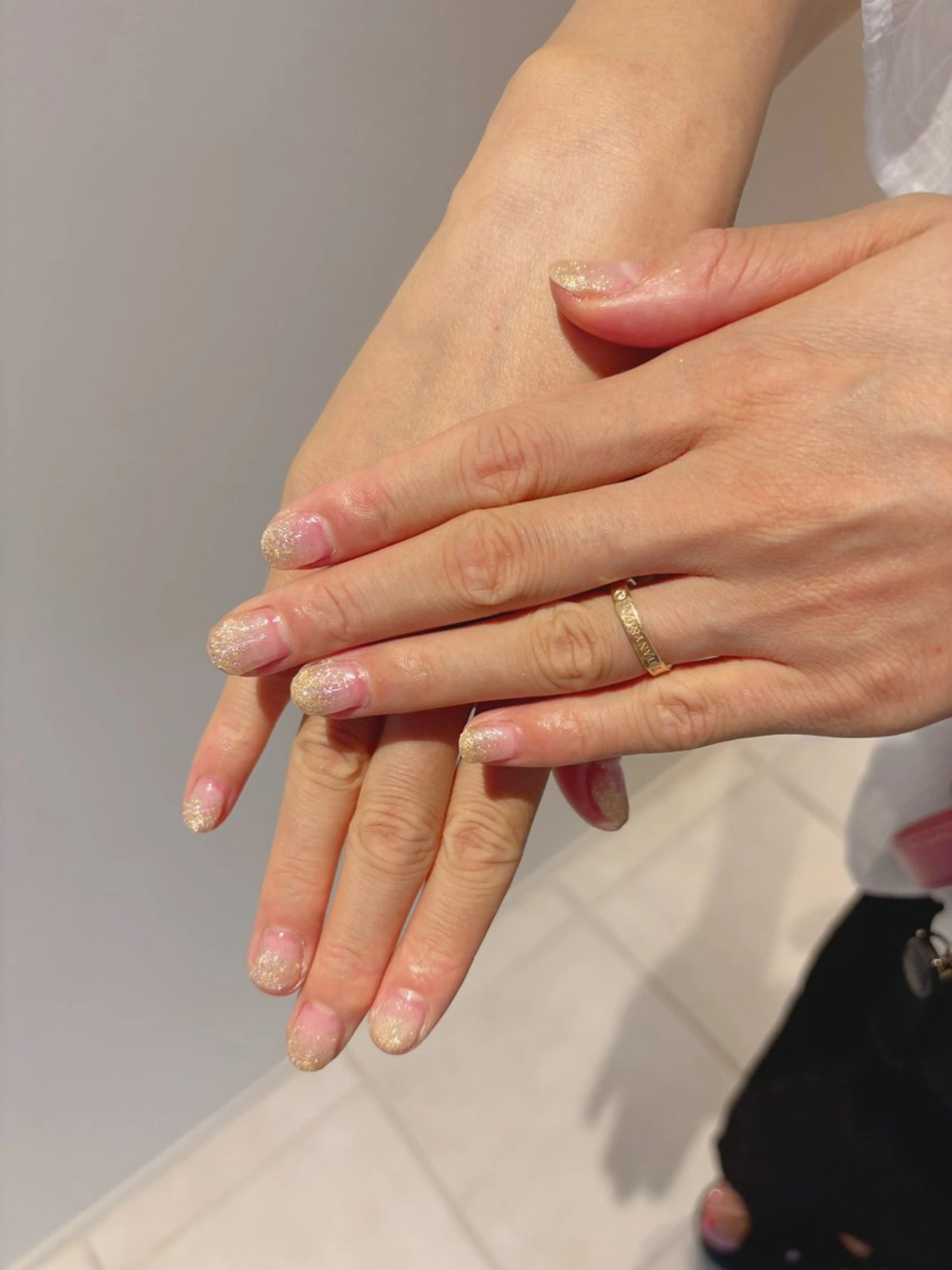 ネイル グラデーション キラキラネイル saki nail9のネイルデザイン