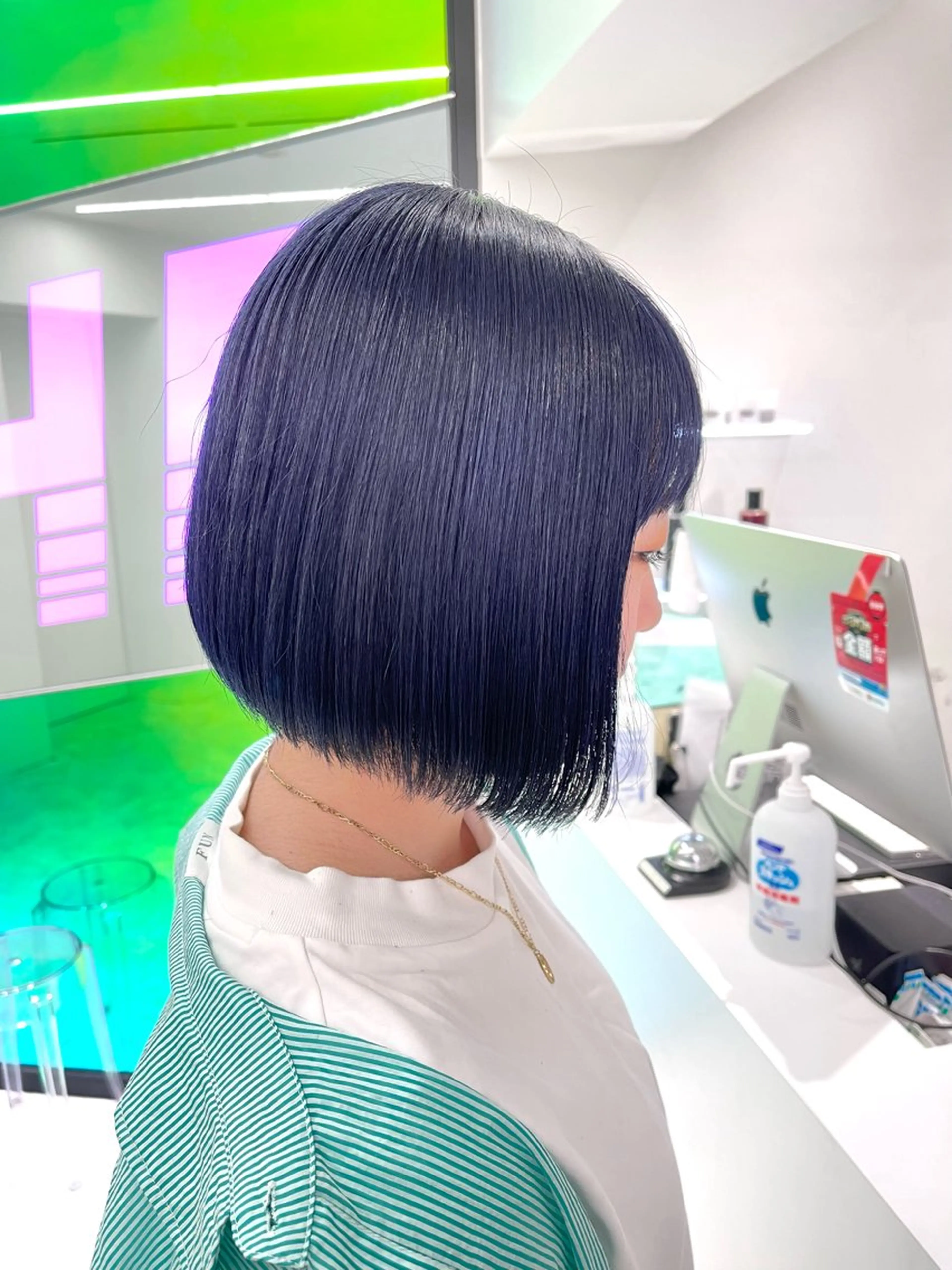 ミディアム カラー ヘアカラー 🤍💕ブリーチカラ ーAyaka💕🤍のヘアスタイル