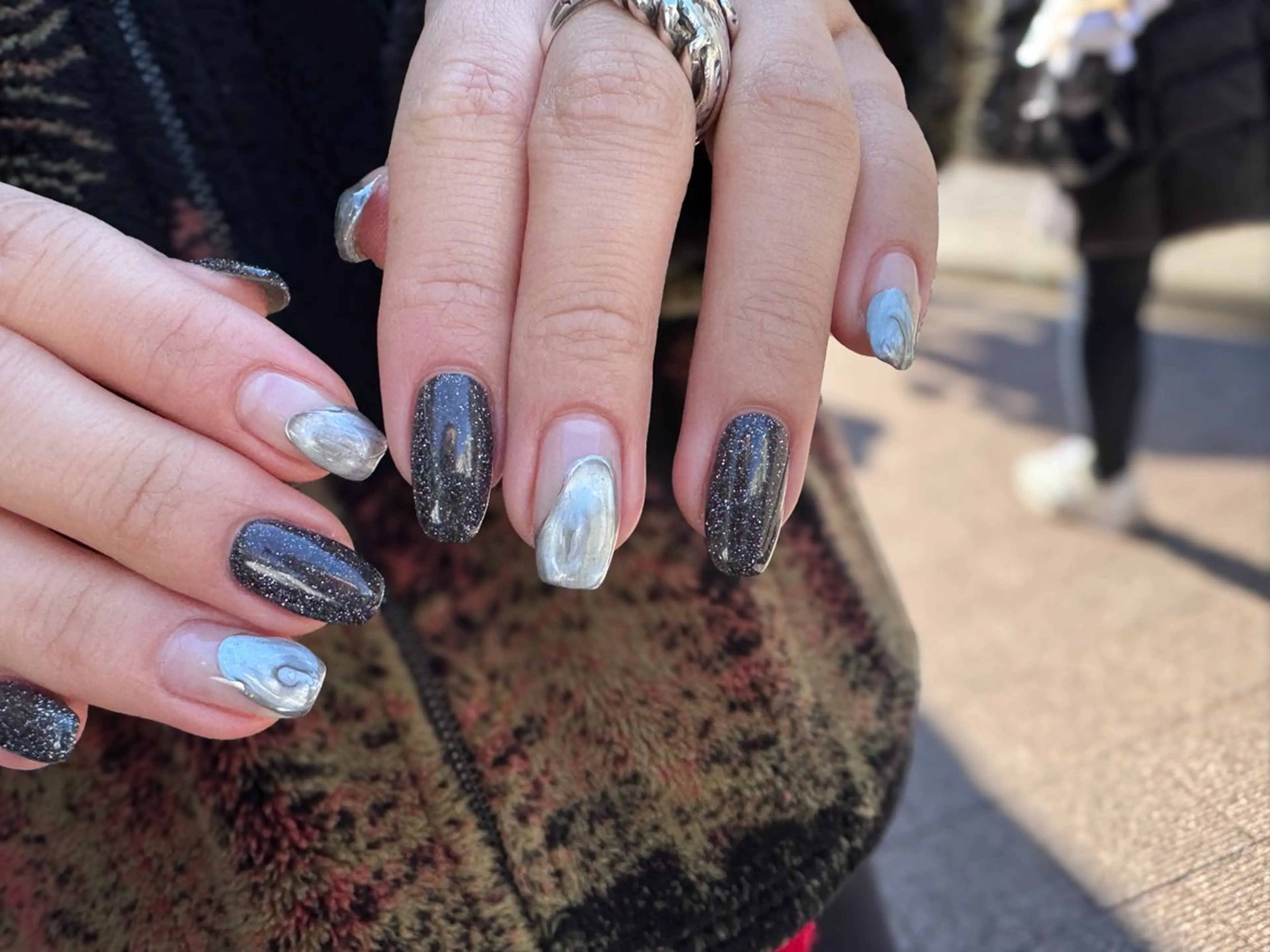 ネイル クリアネイル フラッシュネイル ジェルネイル マグネットネイル ニュアンスネイル Nu:茅ヶ崎所属・Nu: ヌーのネイルデザイン