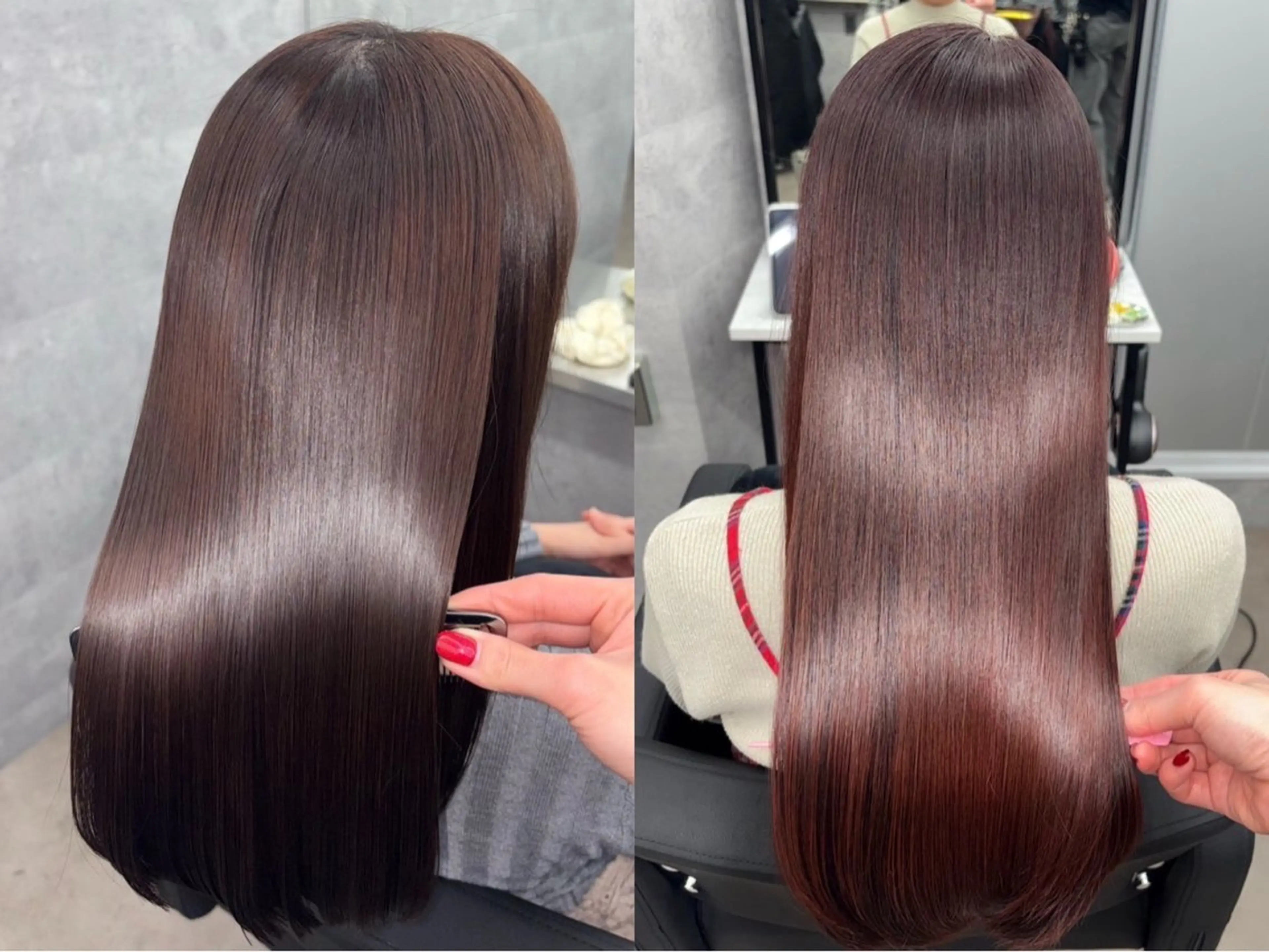 ロング カラー パーマ 🌈艶髪/髪質改善 新宿itouのヘアスタイル