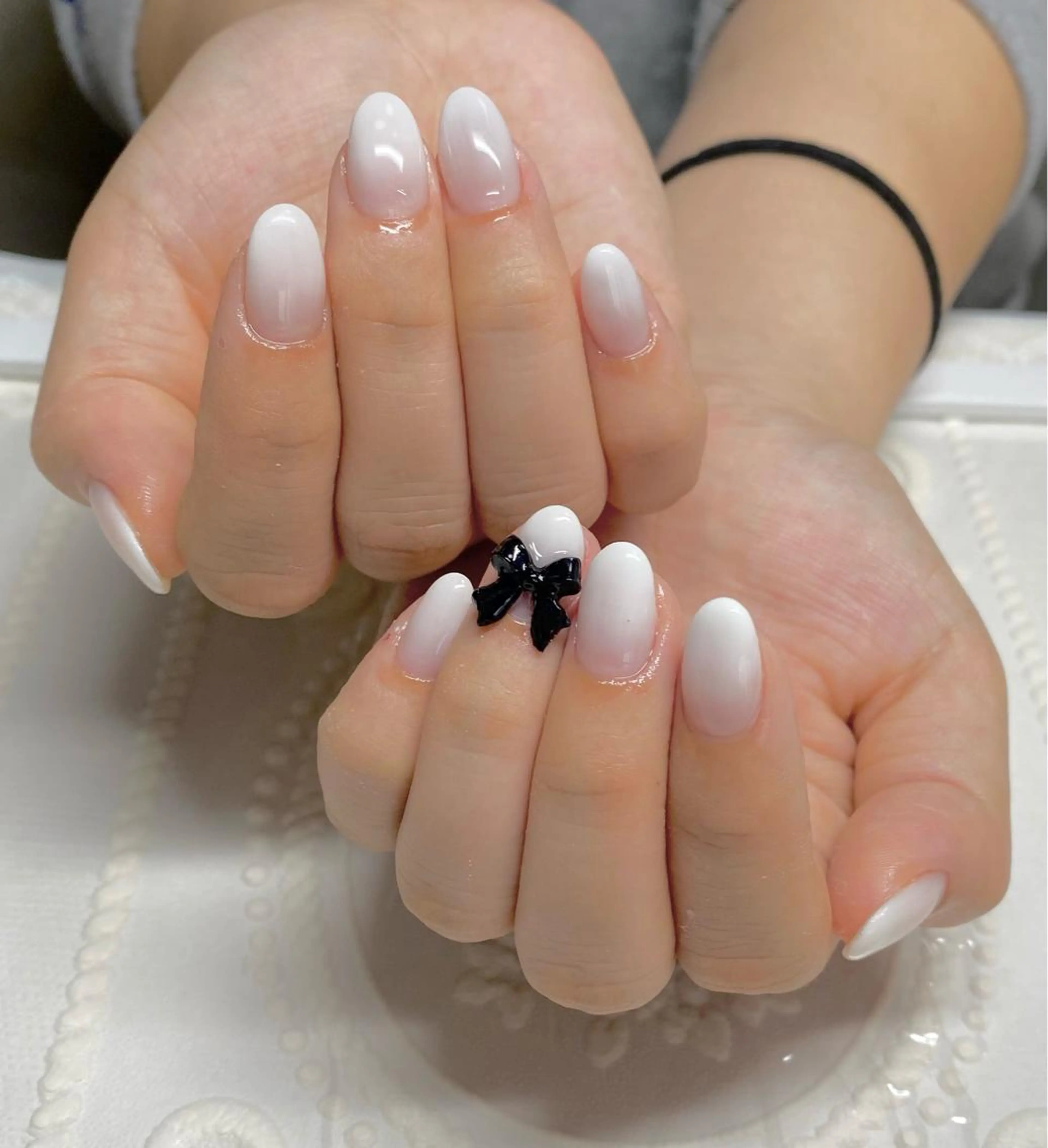 ミディアム ネイル ハンドネイル lune nail_2017のその他イメージ