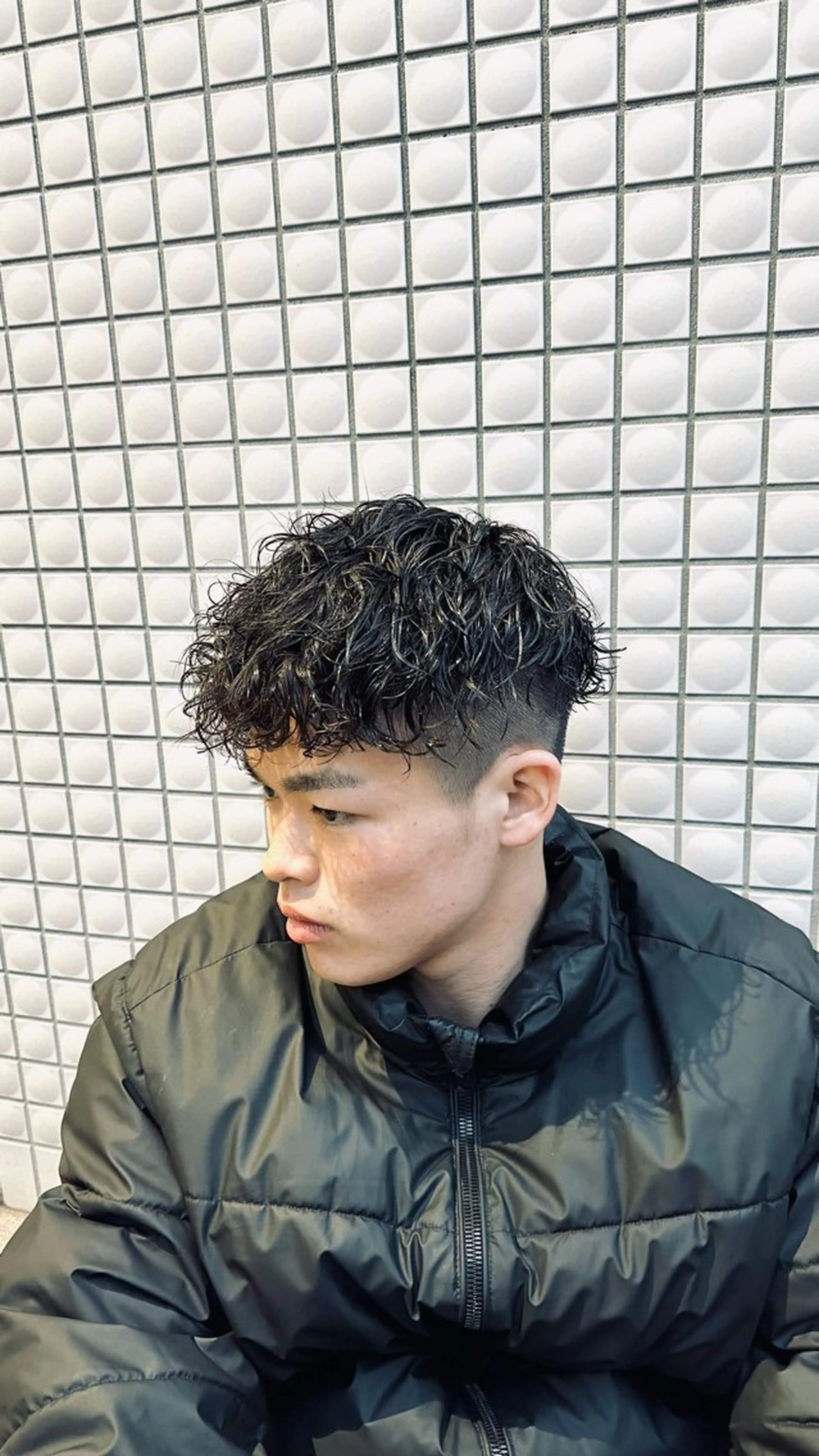 ショート パーマ メンズ カット パーマ 💈メンズパーマ💈 ナカザワ　　リョウのヘアスタイル