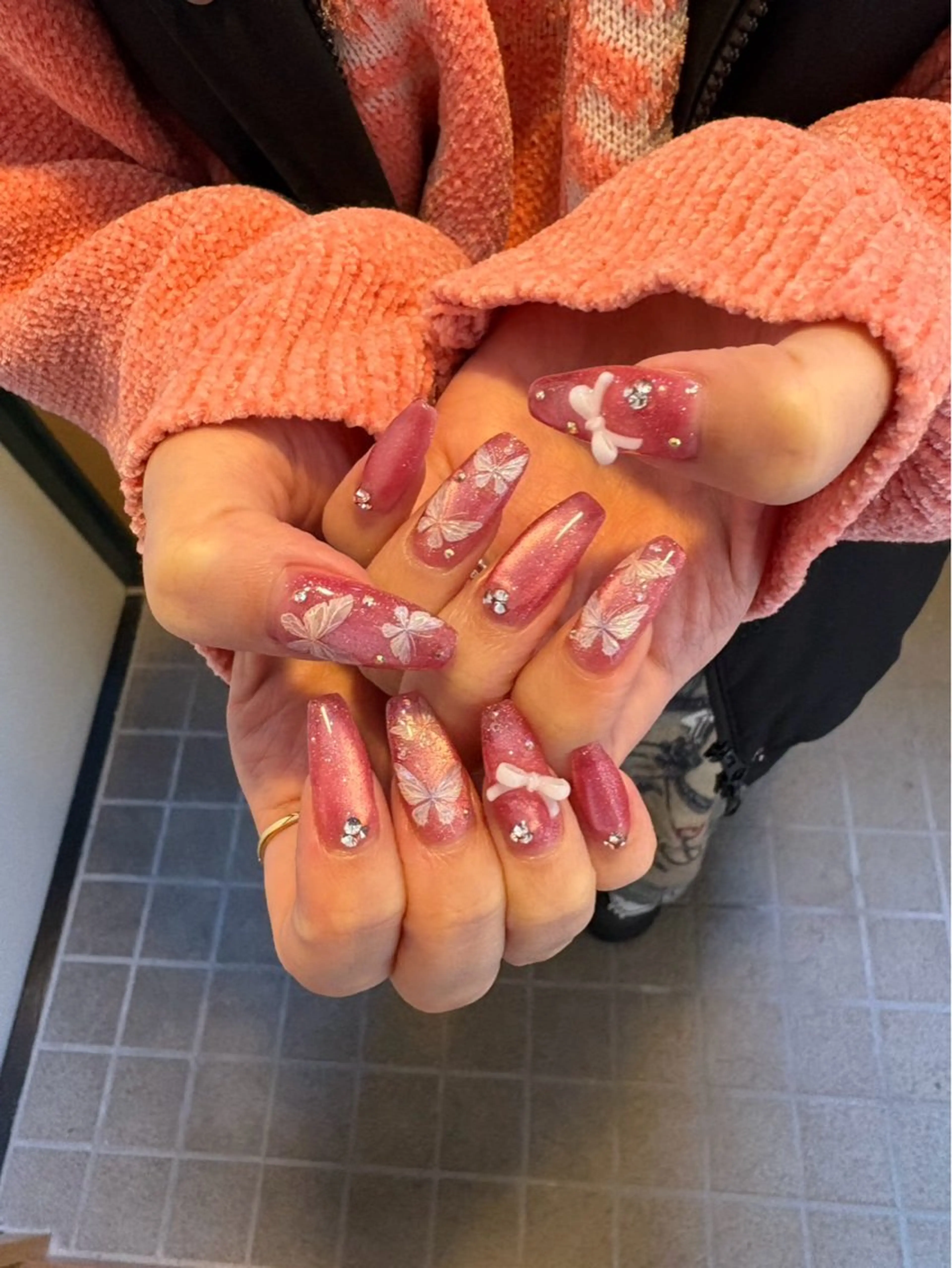 ネイル 持ち込み ハンドネイル Aimer Ciel エメシエル大宮ネイルのネイルデザイン