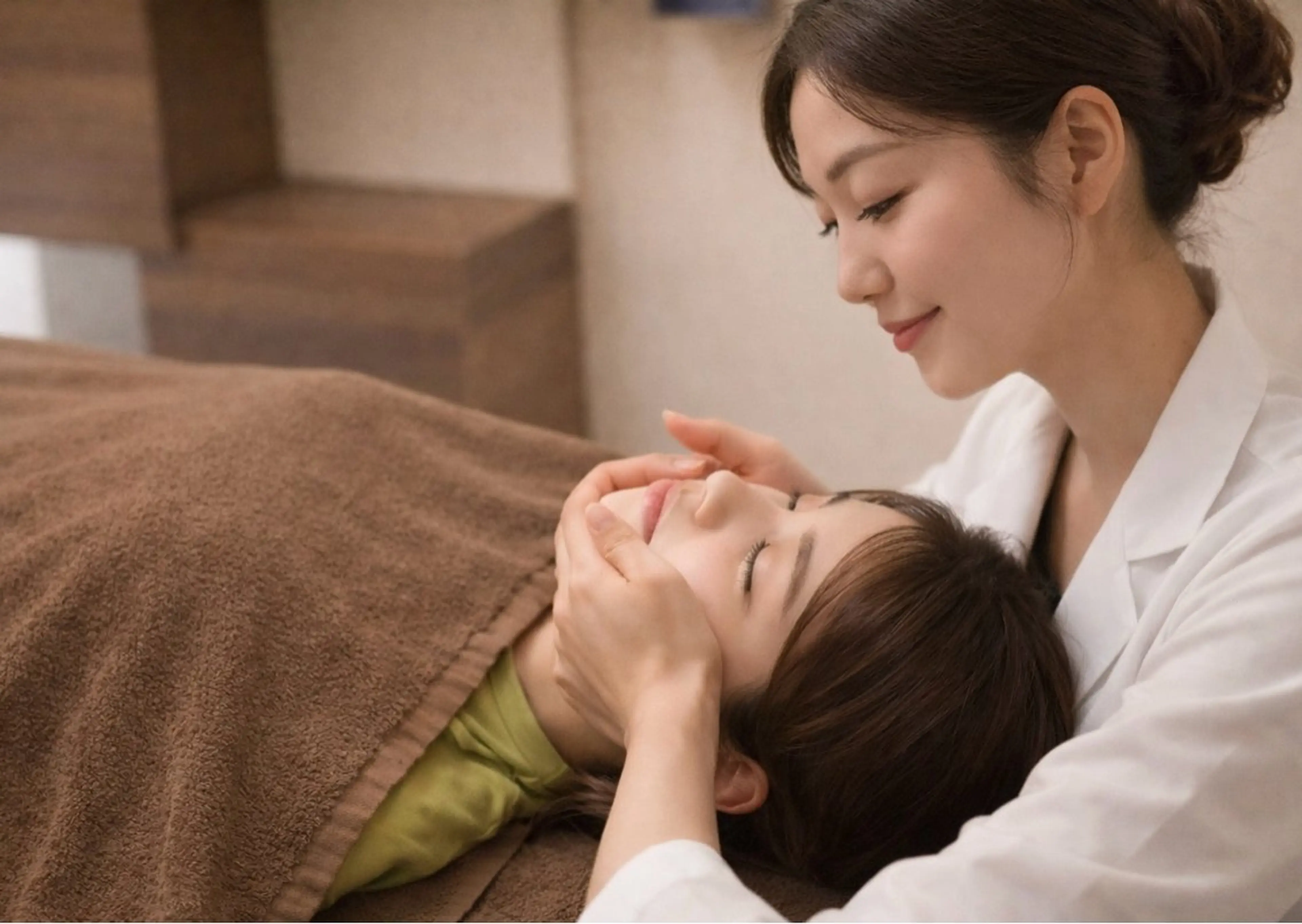 【初回限定💎】痛くない‼️小顔矯正🌹鍼灸師監修の本格施術🍀むくみ・歪みスッキリ✨の写真