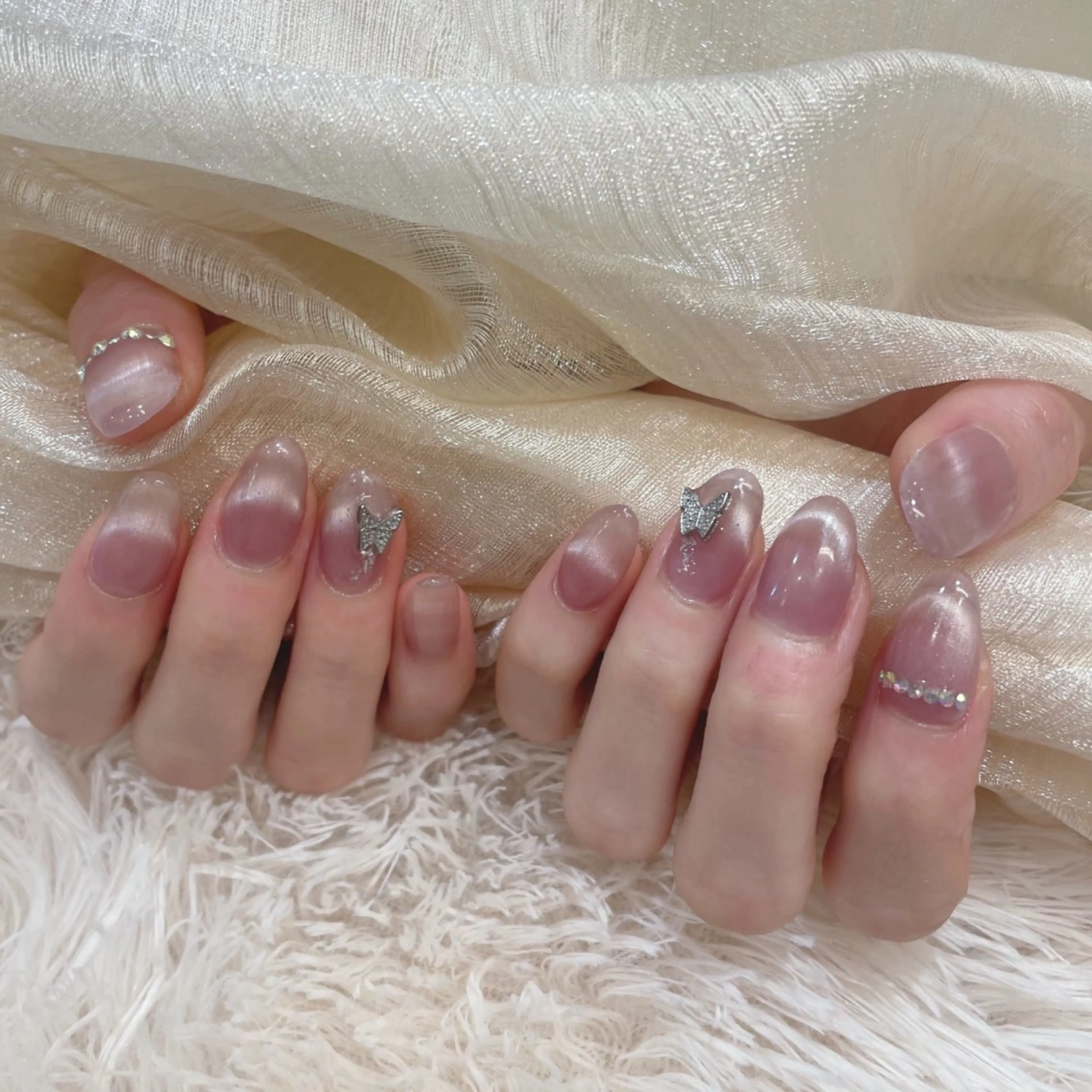 ネイル マグネットネイル ハンドネイル CITRON🍊 HARUKAのネイルデザイン