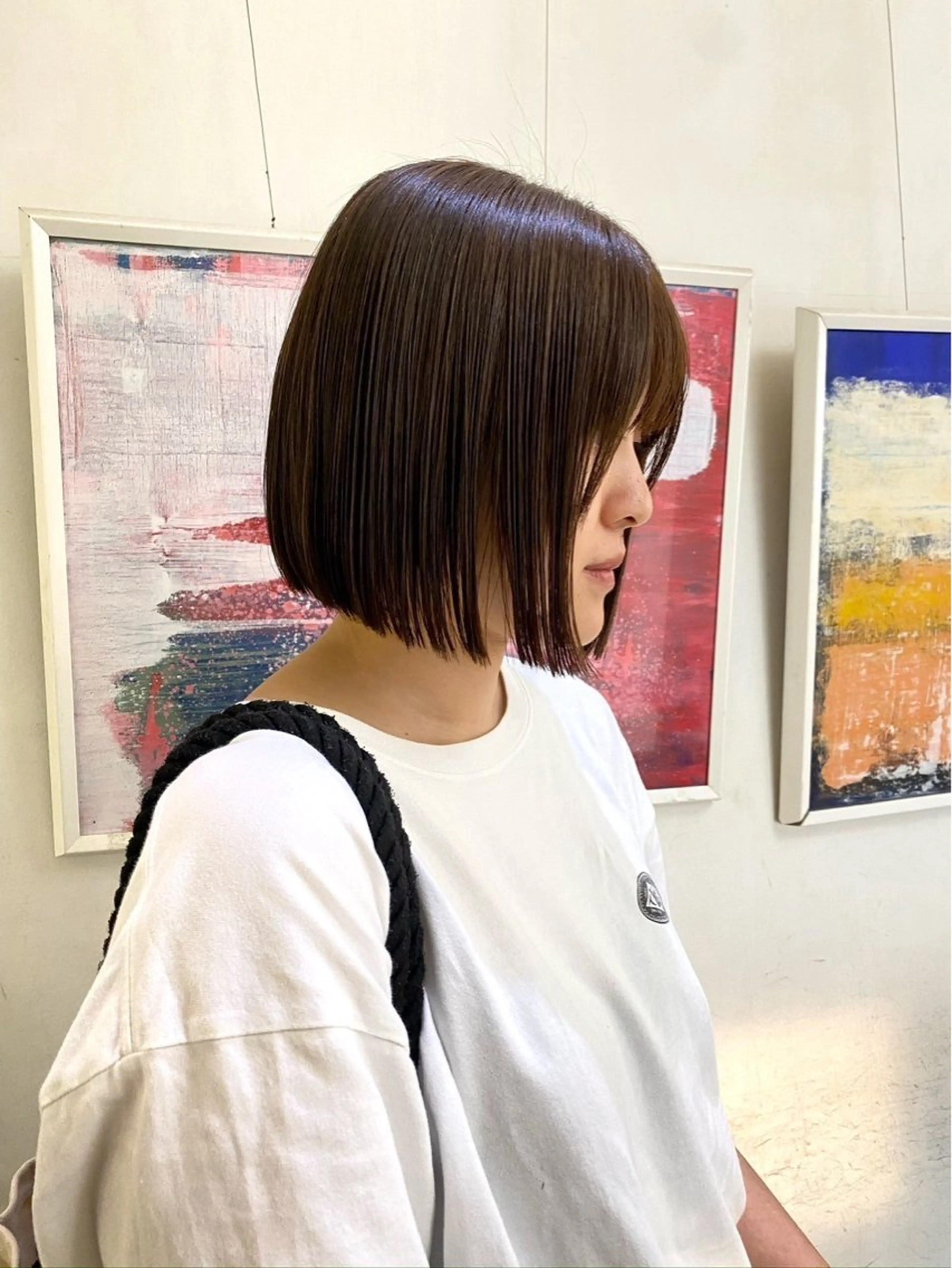 ミディアム カラー 林 蓮二朗のヘアスタイル