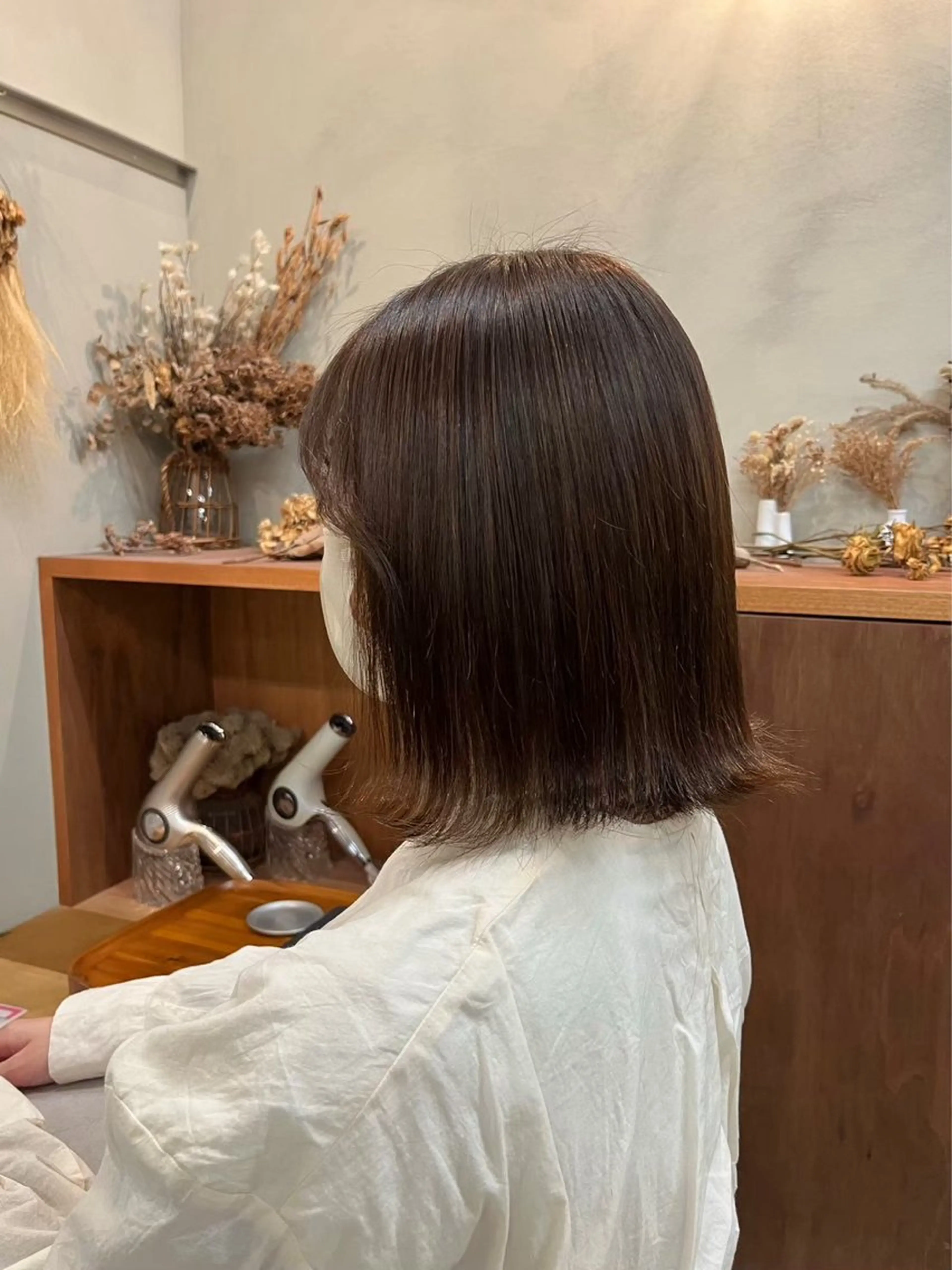 ミディアム 🌼花屋併設🌼 木下奈々望のヘアスタイル