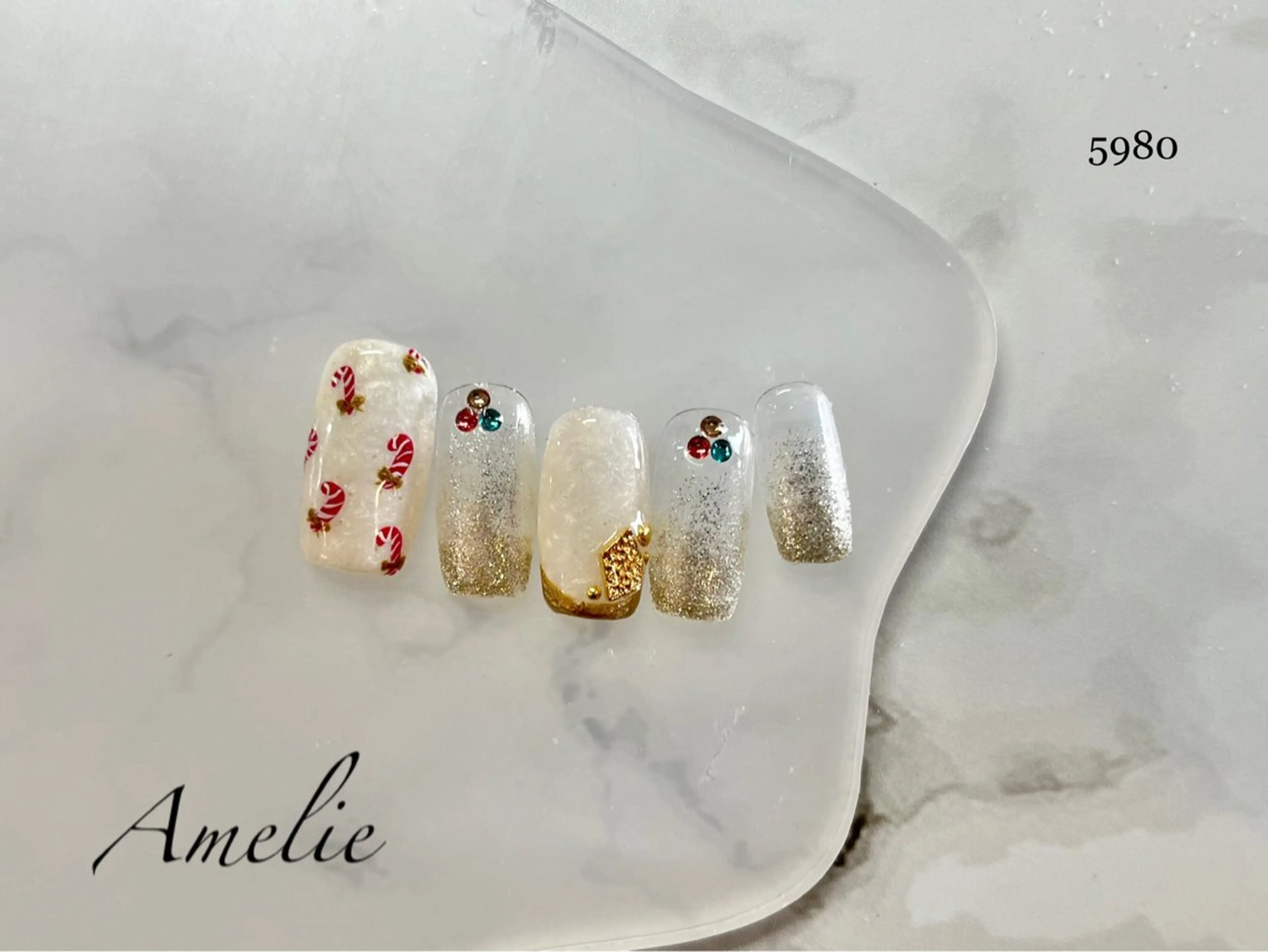 ネイル ハンドネイル いちじゅう あおいのネイルデザイン