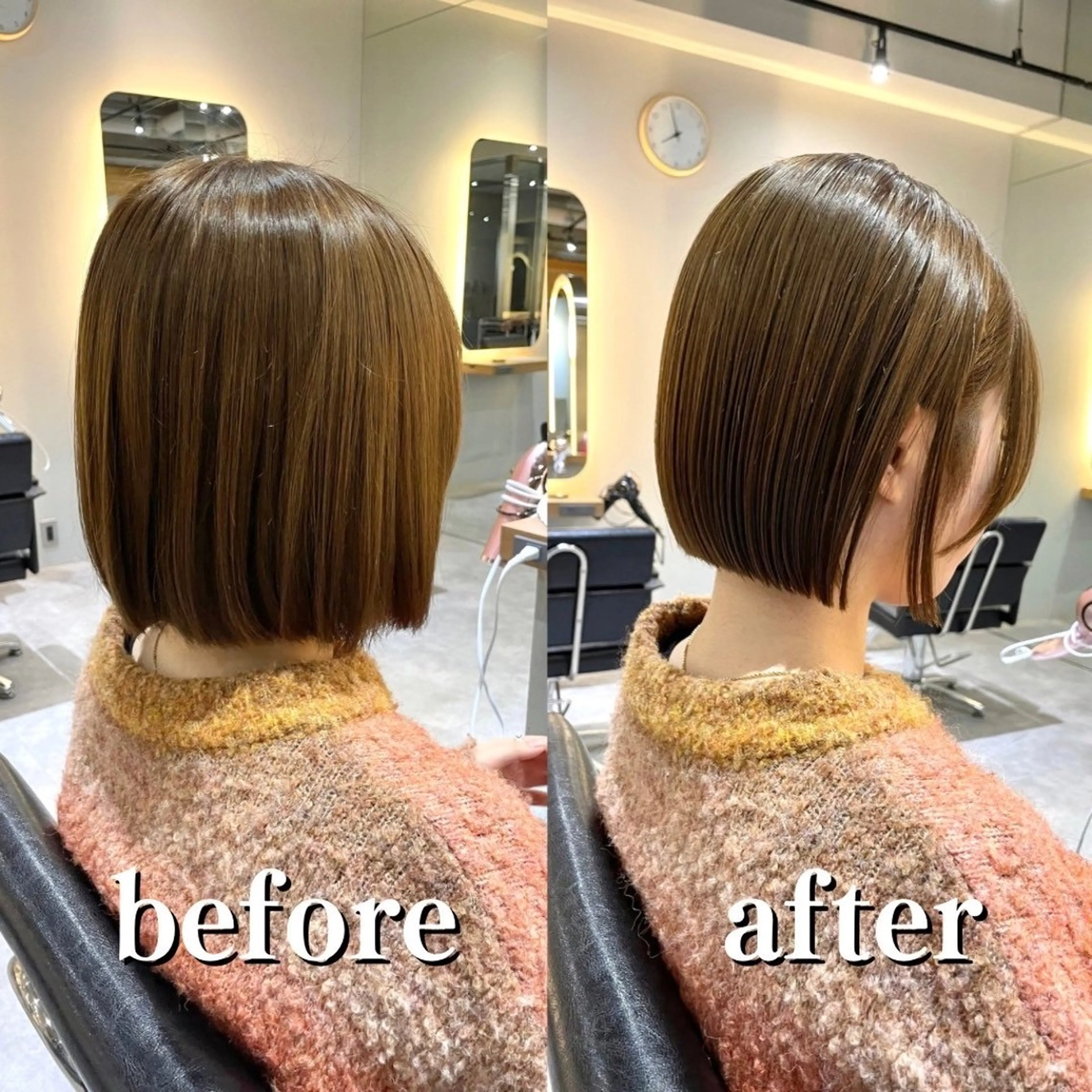 ショート カラー ボブ 似合わせカット ボブヘアカット Rikapi❤️のヘアスタイル