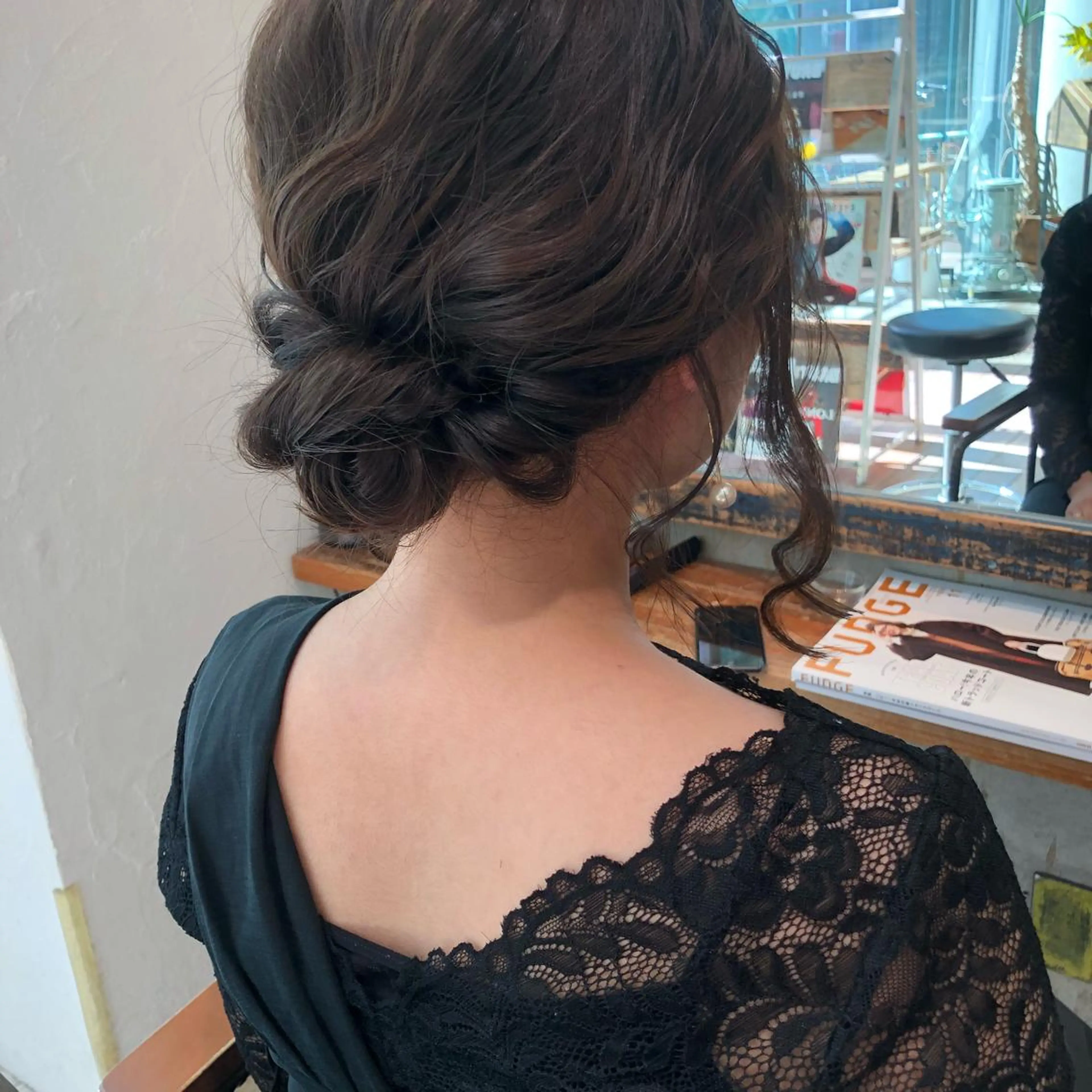 ショート カラー ヘアアレンジ BRUNTJET所属・MAEDA MADOKAのヘアスタイル