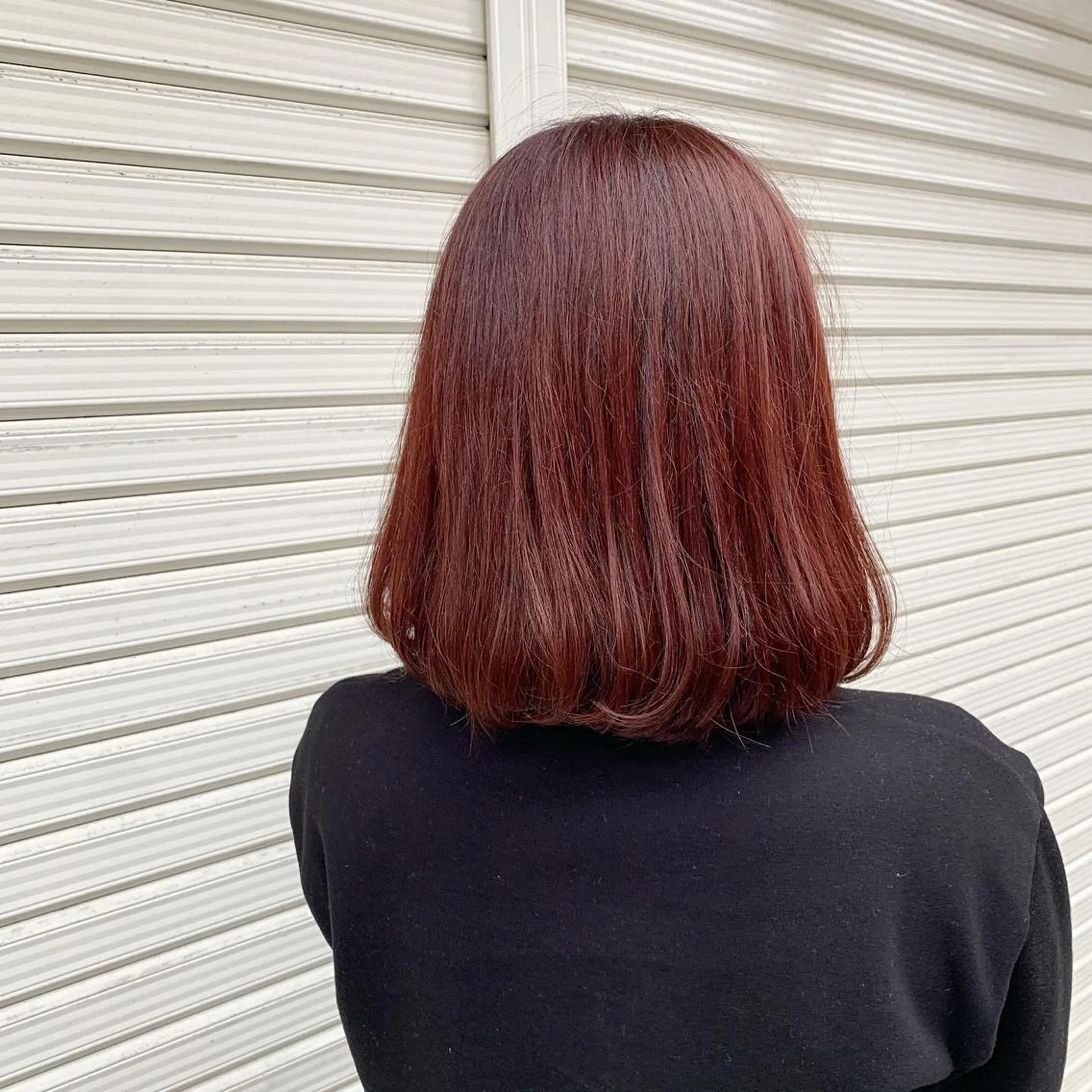 ショート カラー ブリーチ ブリーチなしカラー レッドカラー 枚方 tomee 🦋南部　しほ🦋のヘアスタイル