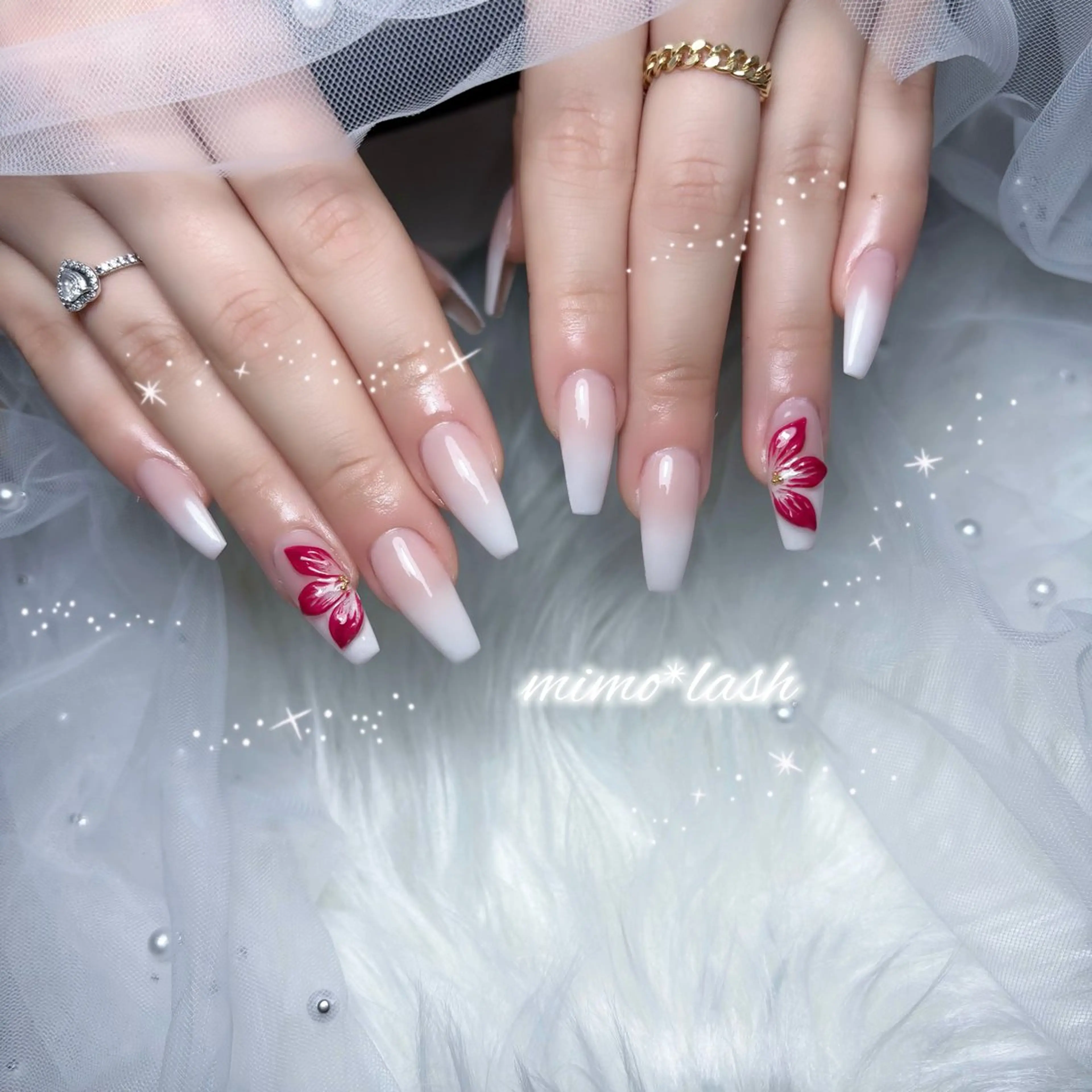 ネイル ハンドネイル mimo*lash阪本店所属・mimo*lash 🎀sakura🎀のマツエク・マツパデザイン