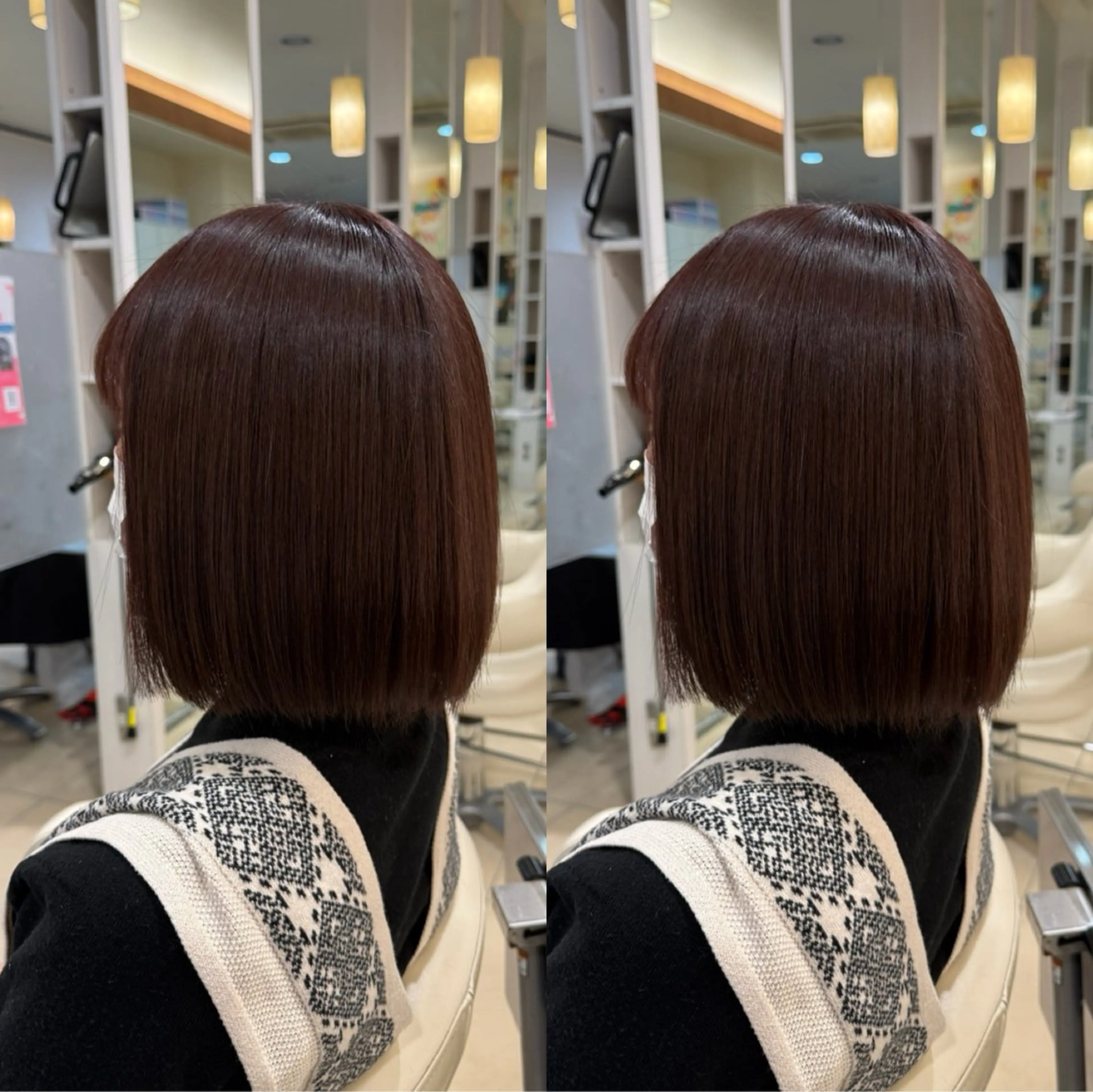 ミディアム カラー ベージュカラー ラベンダーカラー ラベンダーベージュ ヘアカラー トリートメント 🌷🪽ྀི 岡本 かおり 🪽ྀི🌷のヘアスタイル