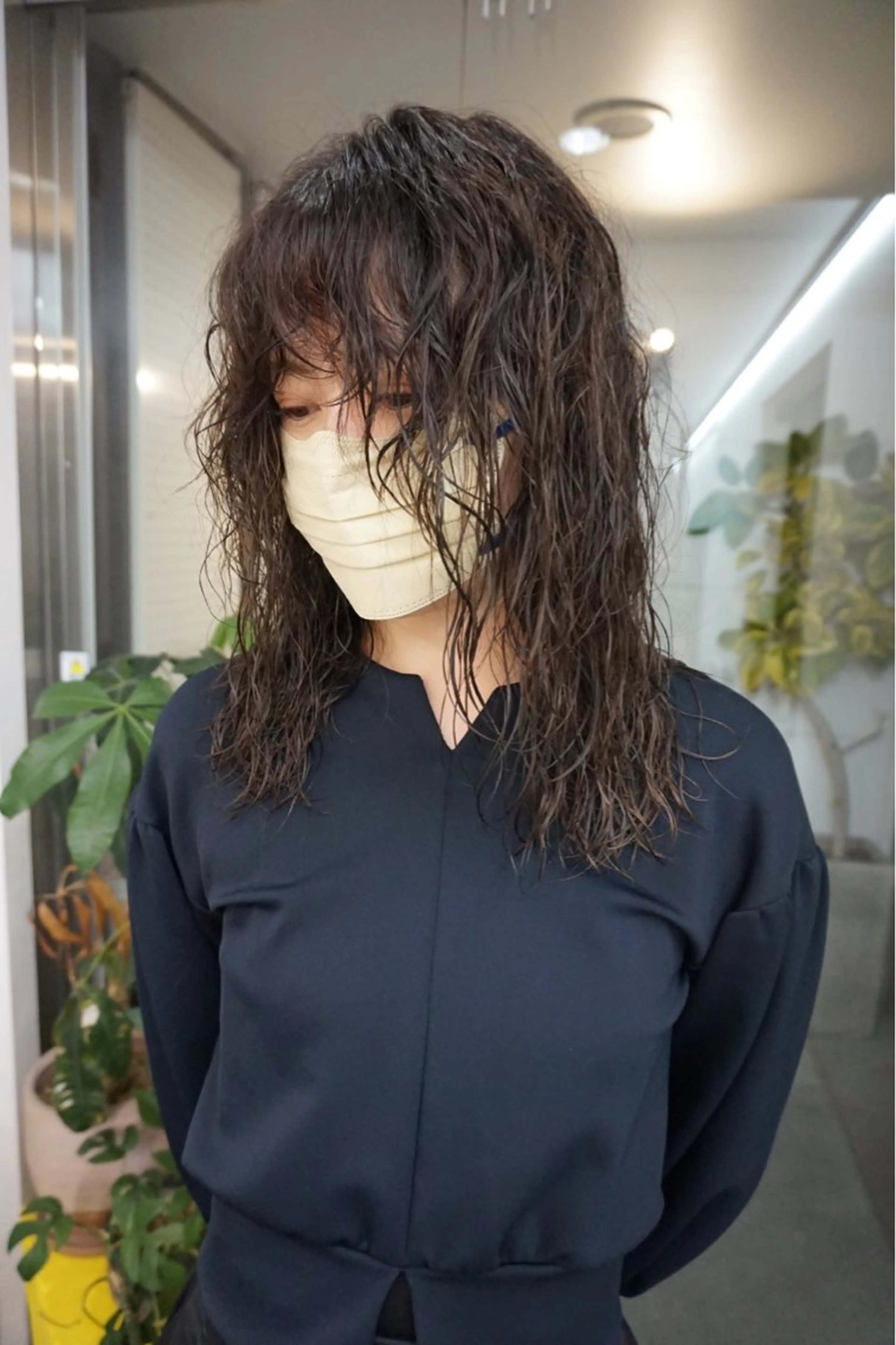 セミロング ハイトーン/ ボブ/KAIのヘアスタイル