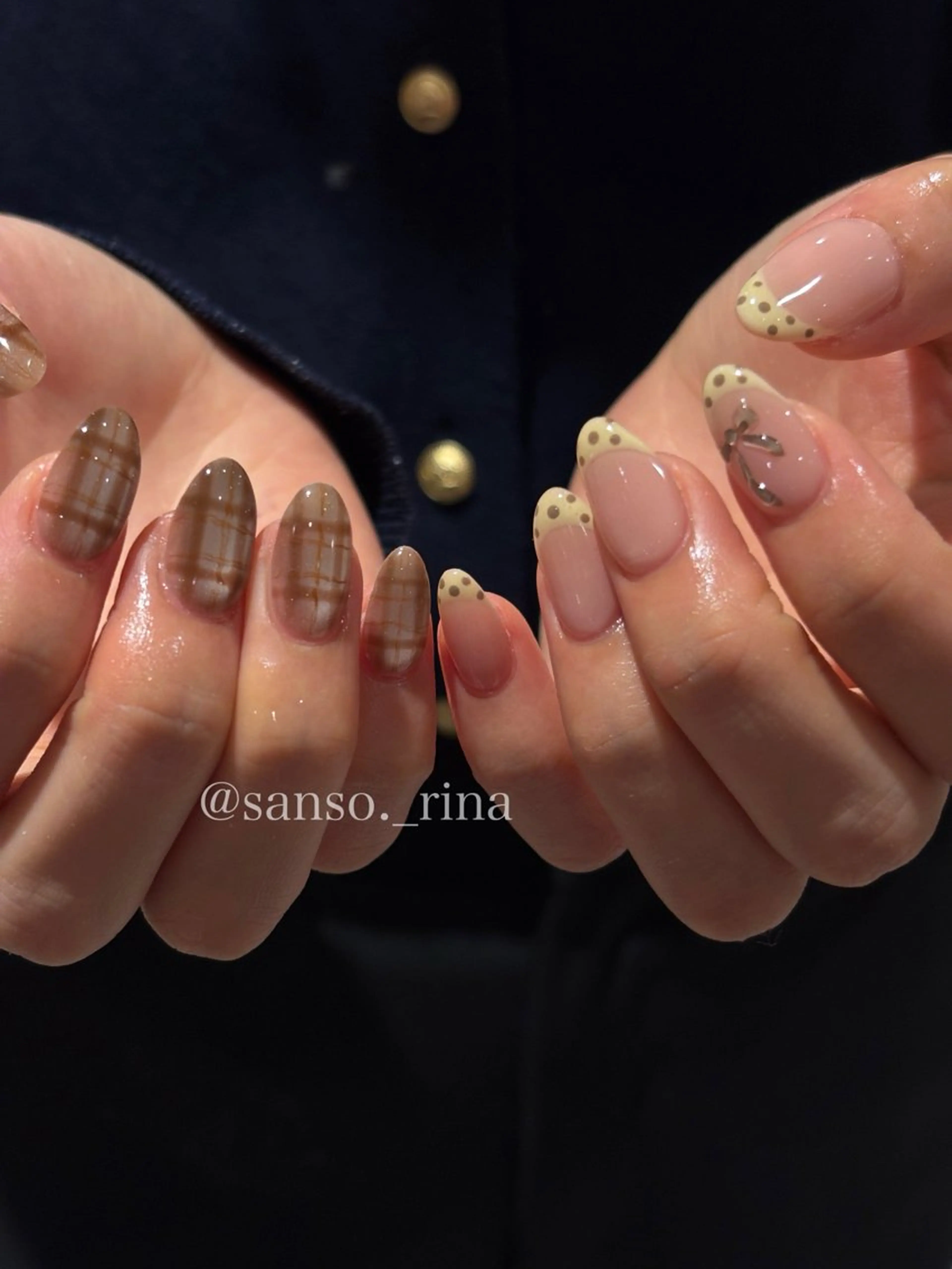 ネイル ハンドネイル フットネイル nuu  栄所属・早川 里奈のネイルデザイン