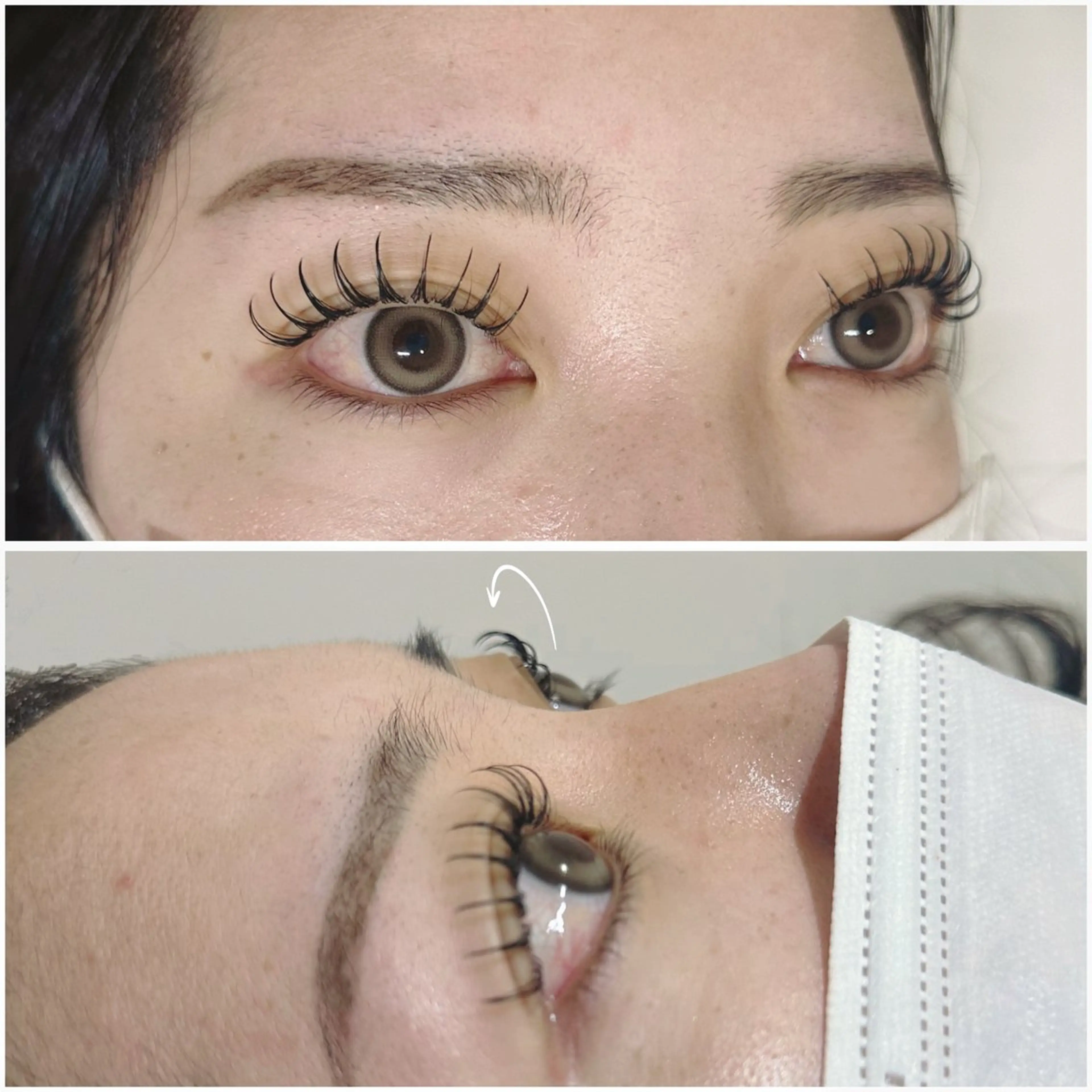 【盛♡ﾊﾟﾘｴｸ】パリジェンヌ＋束感マツエク60-80本💖の写真