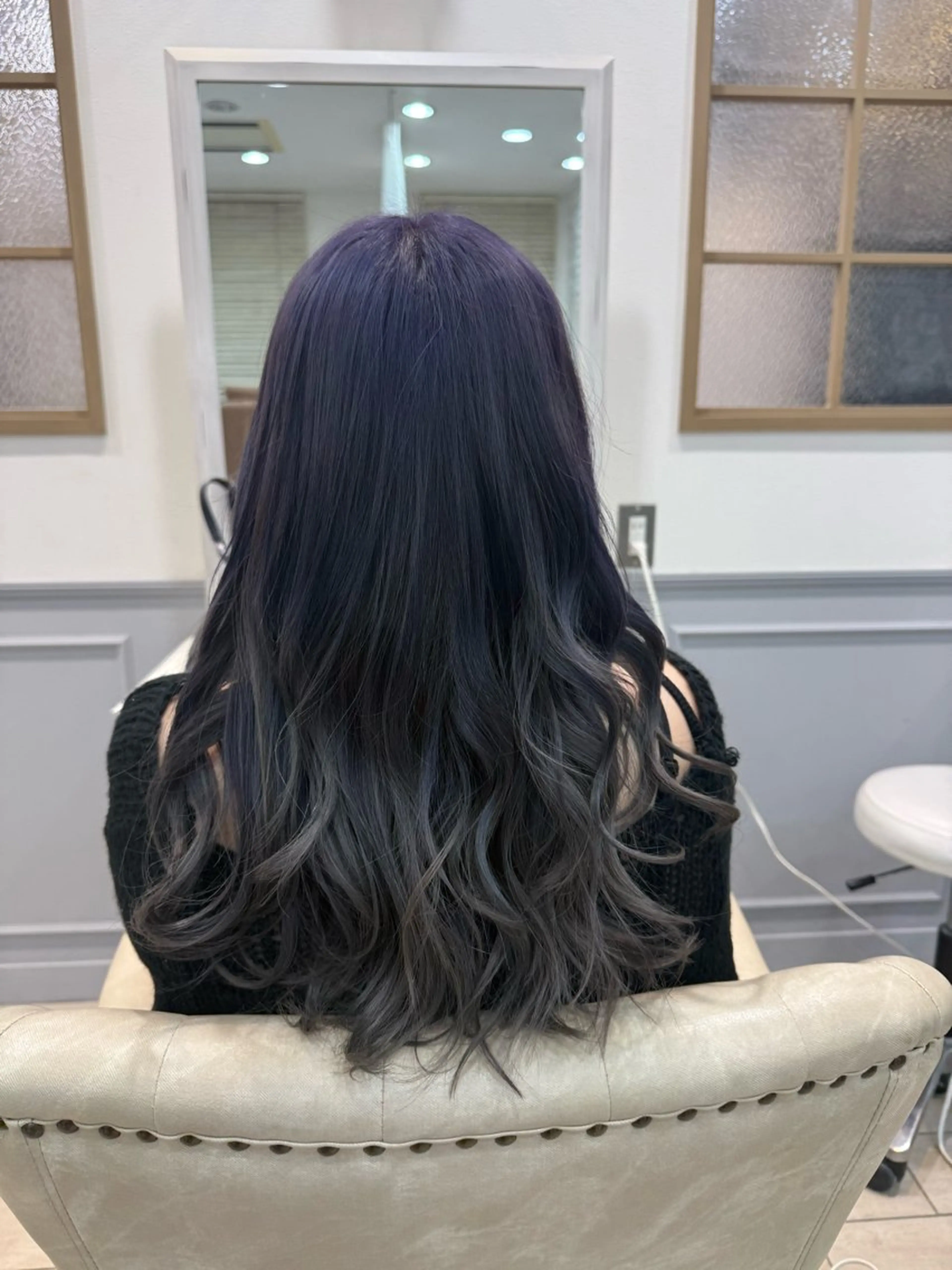 カラー ラベンダーカラー 水澤 七斗のヘアスタイル