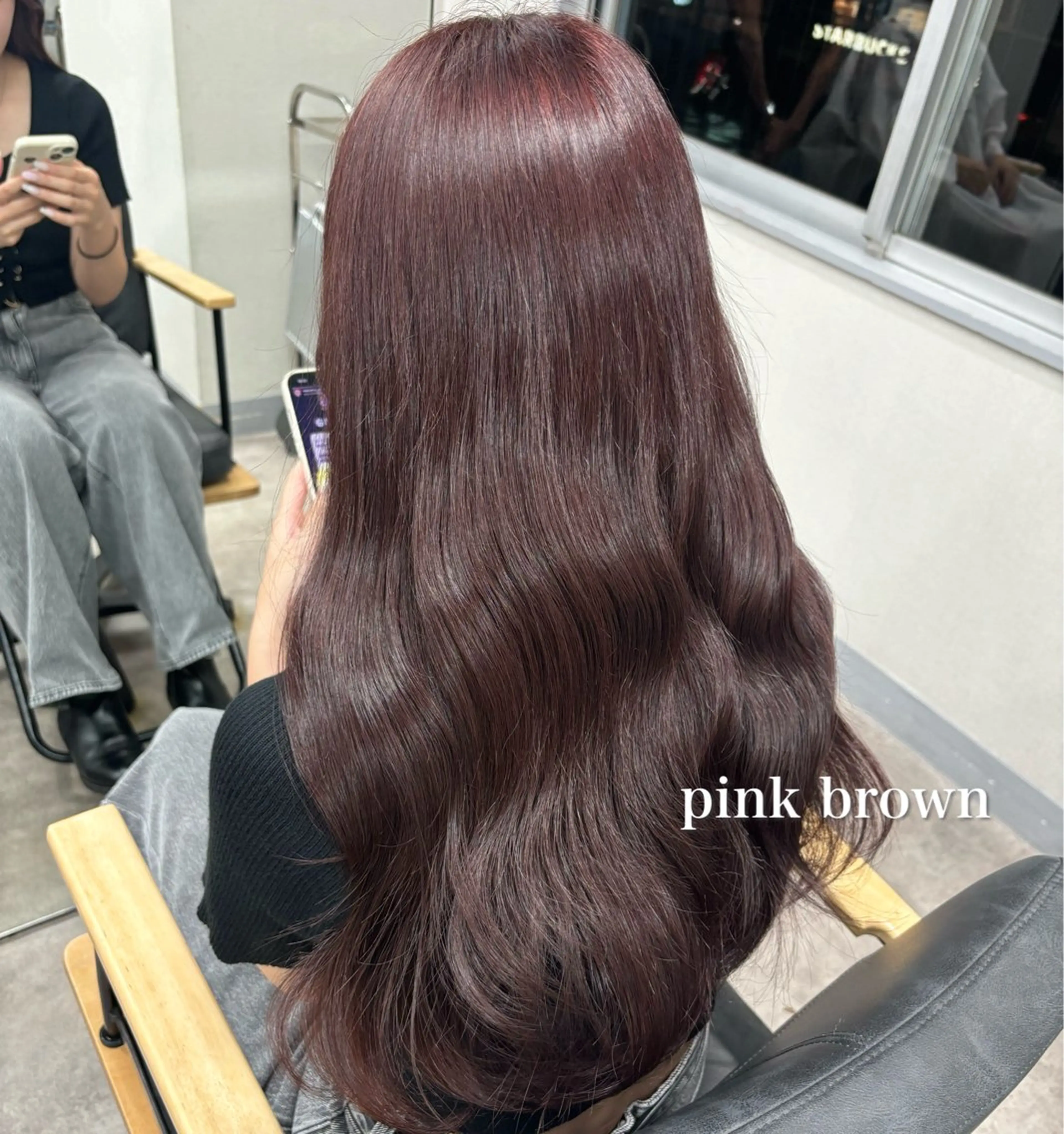 ロング ヘアカラー トリートメント ヘアセット ブリーチなし暖色 💗AKARI💗のヘアスタイル