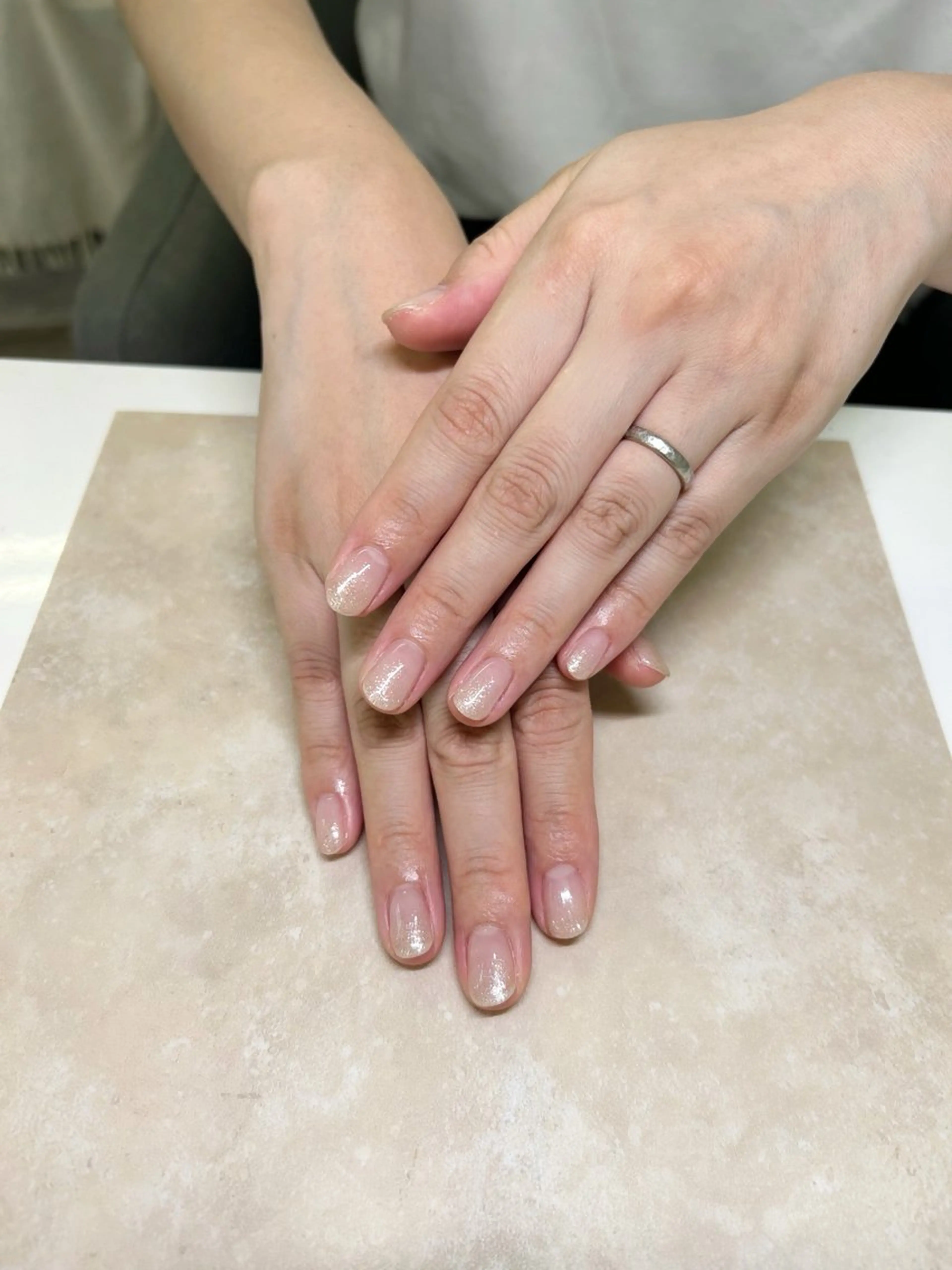 ネイル グラデーション ラメ(グリッター) Nail&Hair Salon Asian 池袋店所属・U. azusa🪷のネイルデザイン