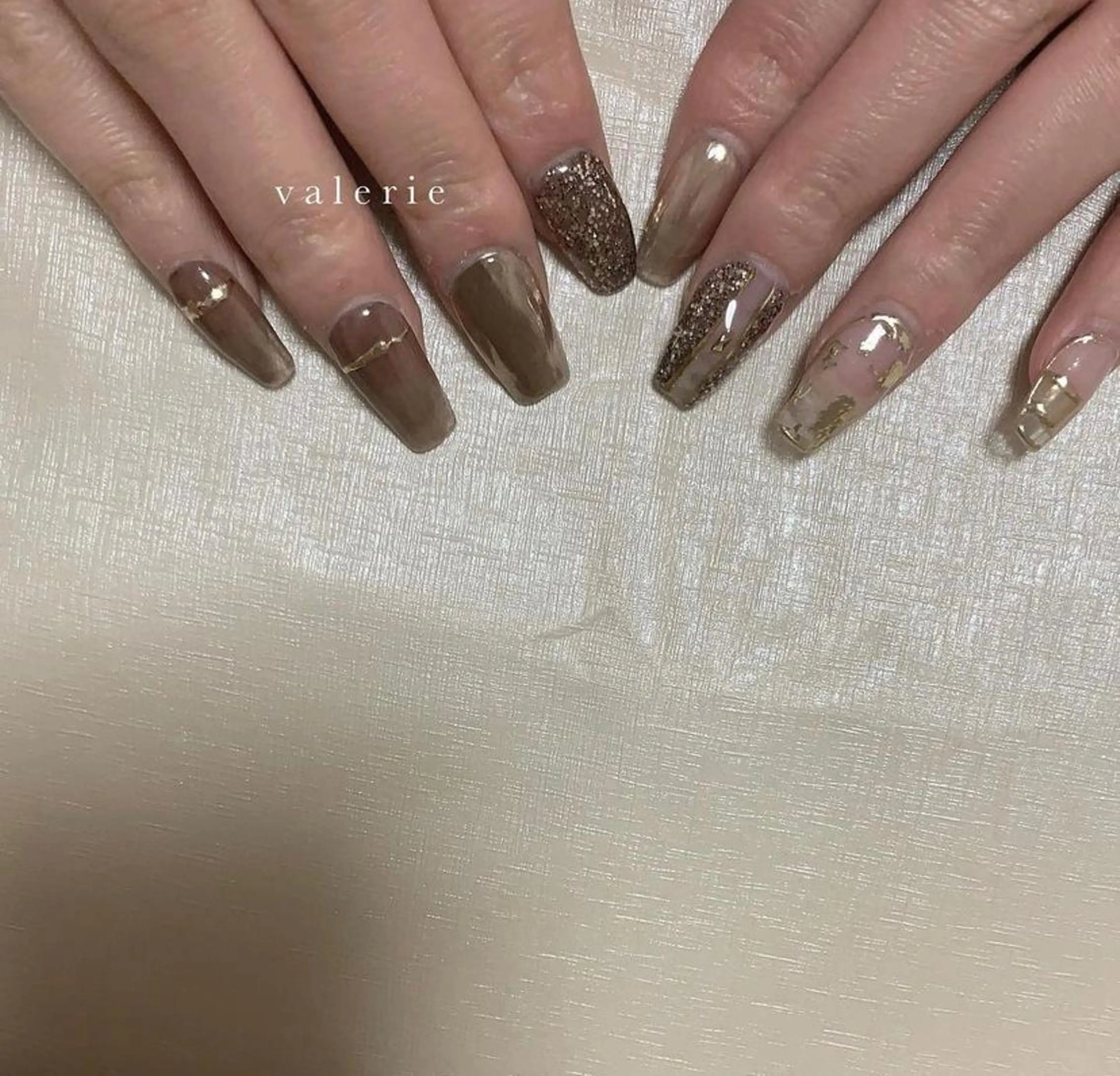 ネイル ニュアンスネイル private nailsalon valerie所属・valerie /  miyuのネイルデザイン