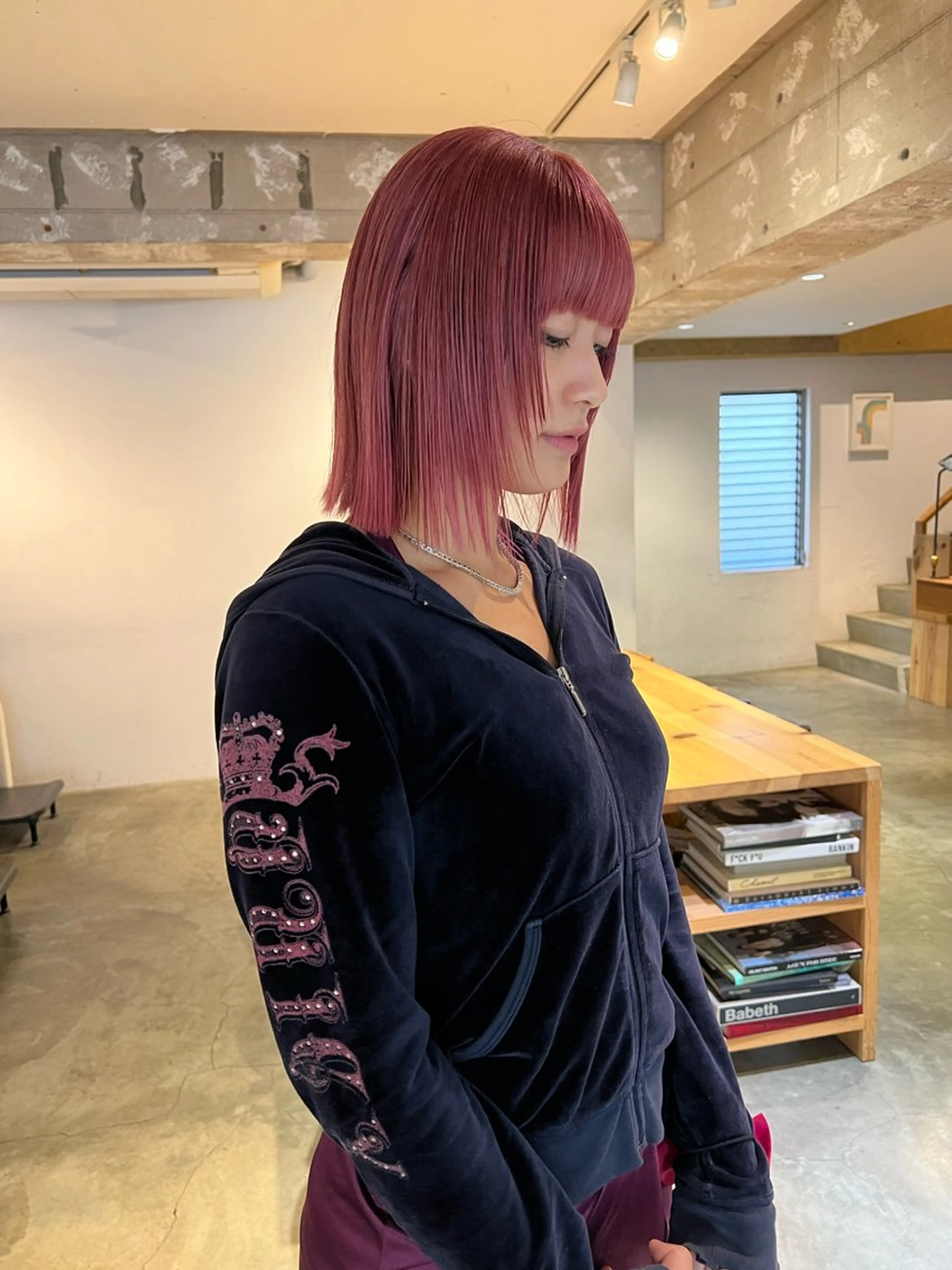 ミディアム カラー juno所属・ボブ/パーマ/透明感 カラー　善方浩貴のヘアスタイル