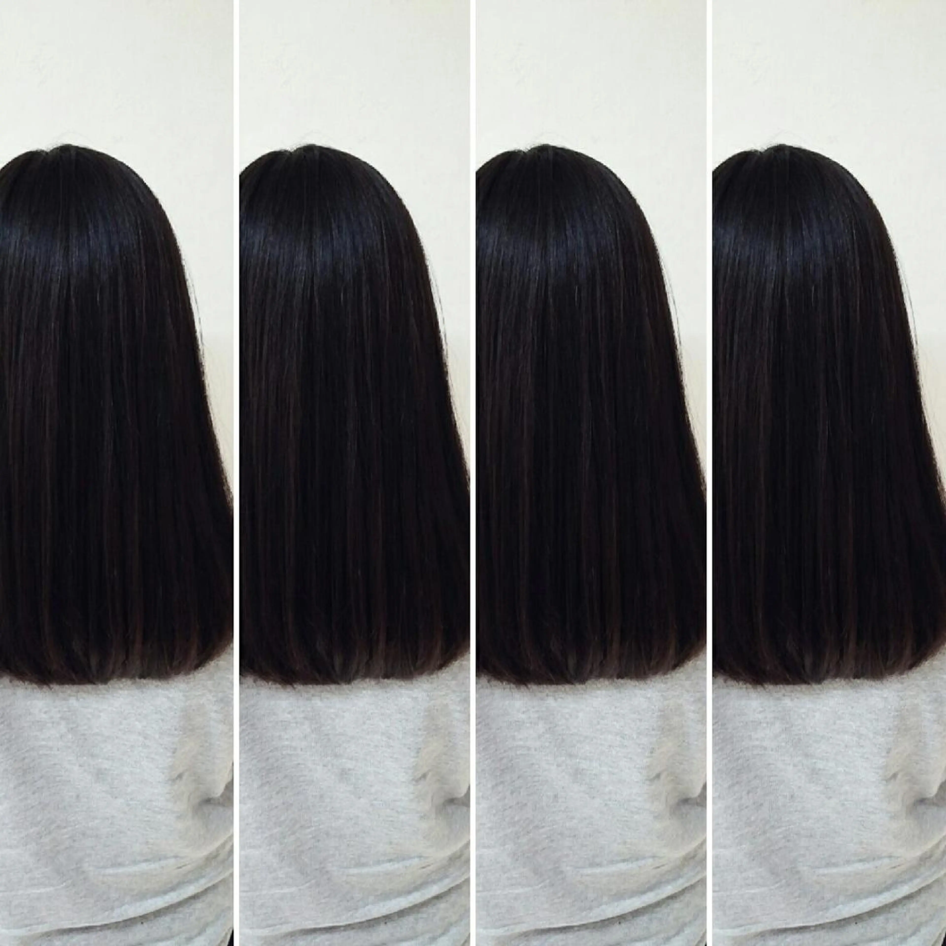 セミロング ボブ 透明感ハイライト◎ 伊藤夏海のヘアスタイル