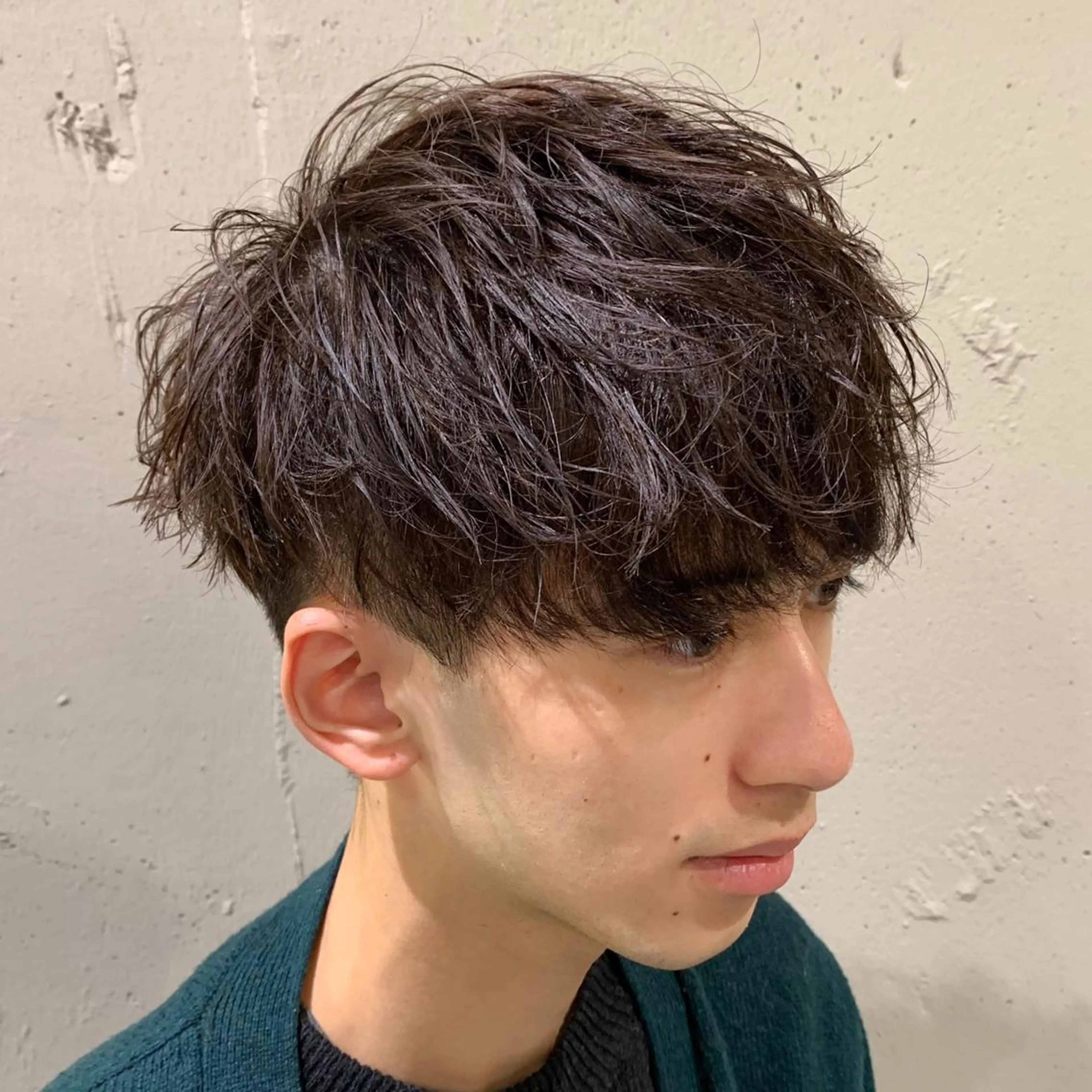 ショート パーマ メンズ マッシュ メンズ特化/パーマ/ メッシュ/竜成のヘアスタイル