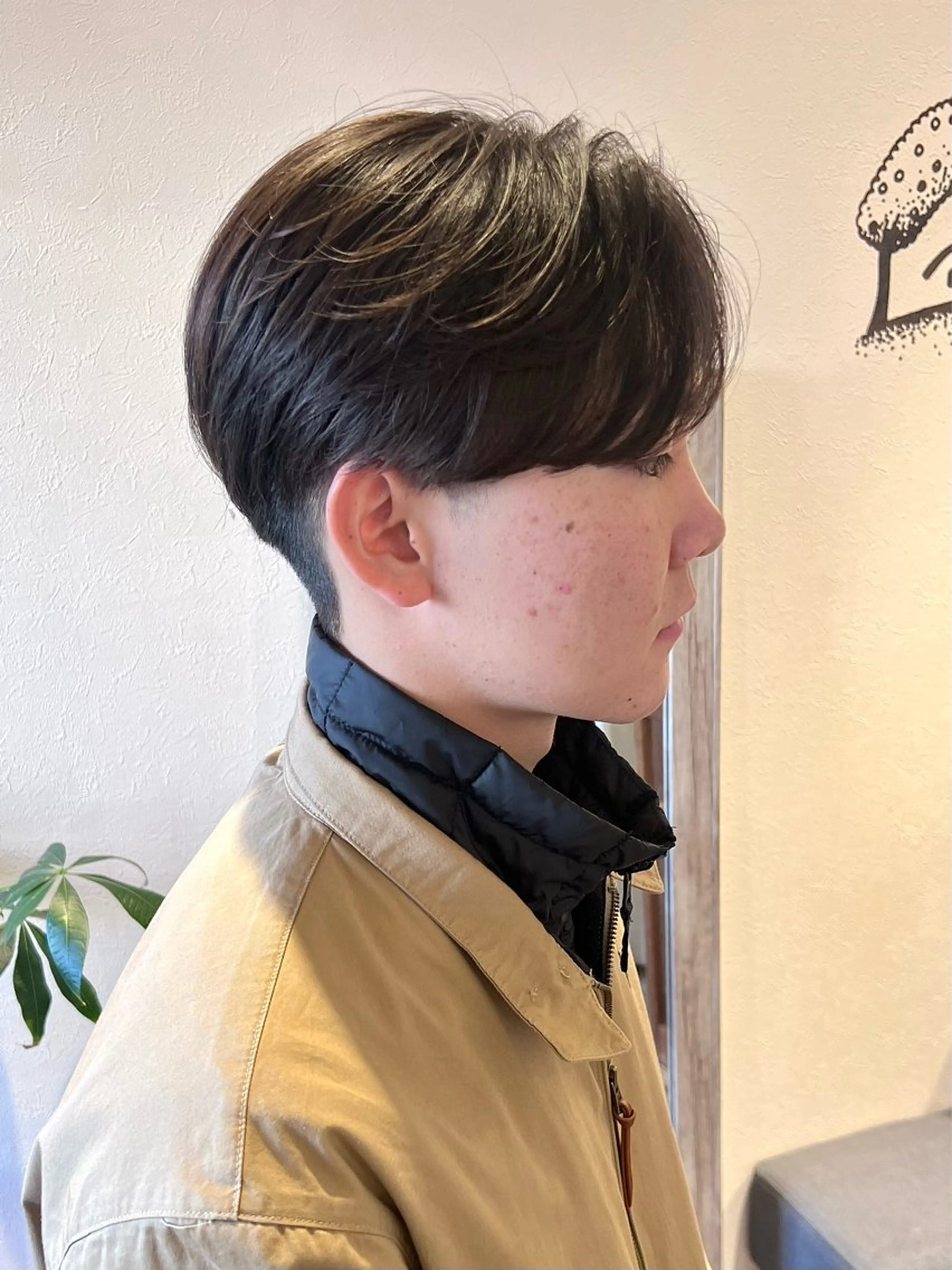 ミディアム パーマ メンズ ミディアムパーマ センターパート マッシュ メンズパーマ 💐メンズ特化× パーマ💐早坂駆留のヘアスタイル