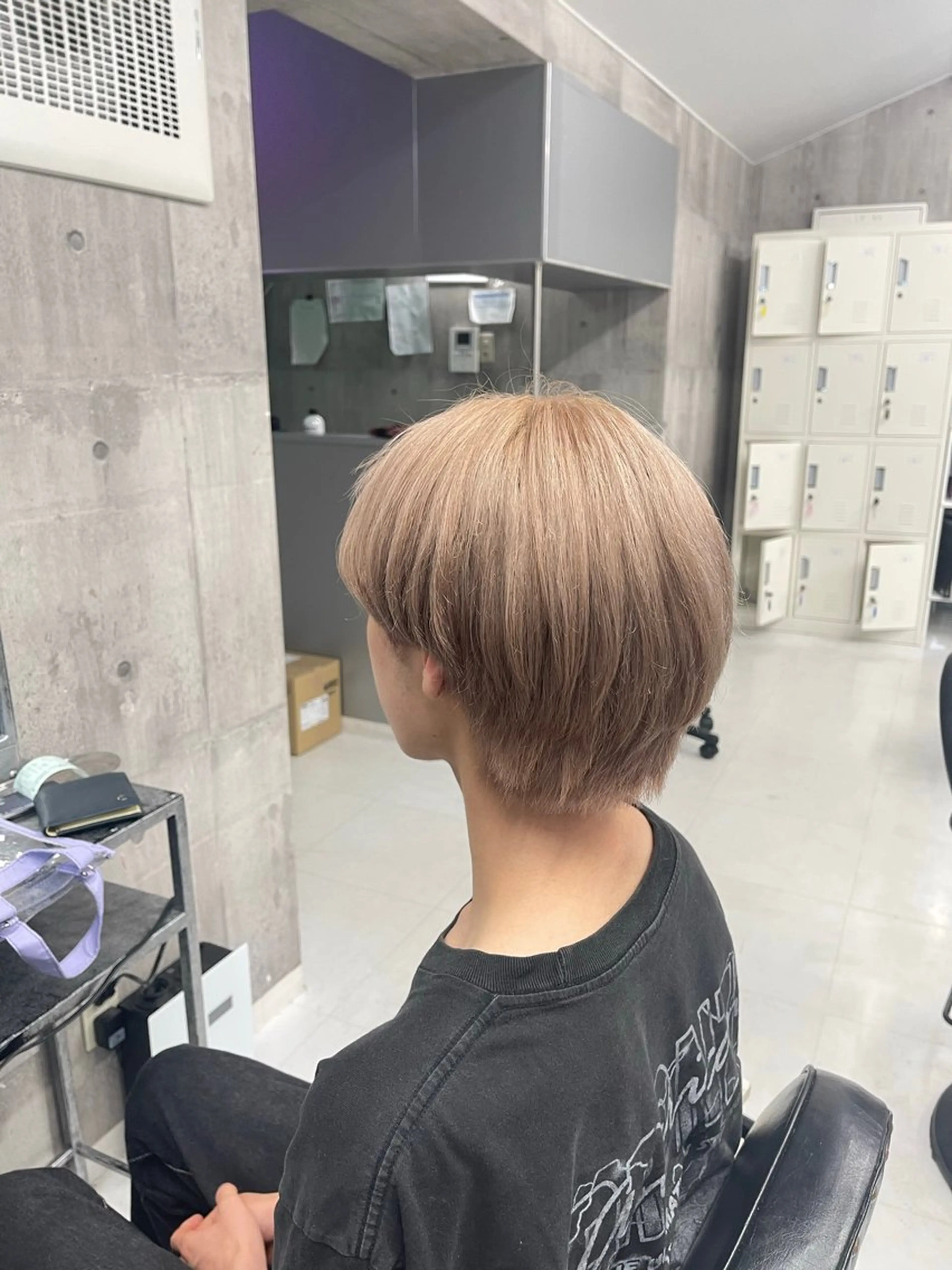 ショート カラー パーマ ヘアアレンジ メンズ キッズ レイヤーの魔術師 𓍼takumi𓍼のヘアスタイル